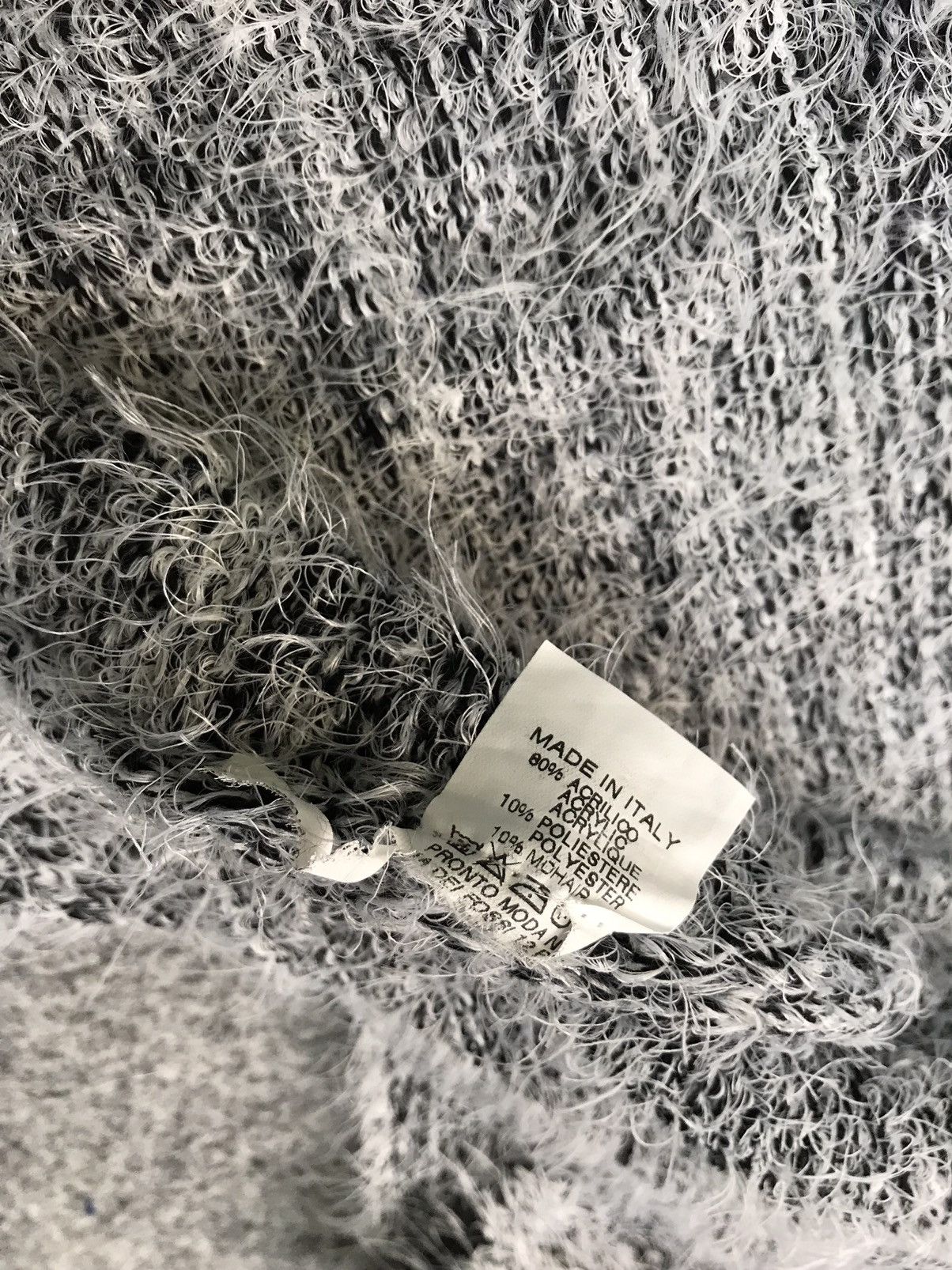 Japanese Brand Mohair Style Striped cardigan Size US S / EU 44-46 / 1 - 15 Thumbnail
