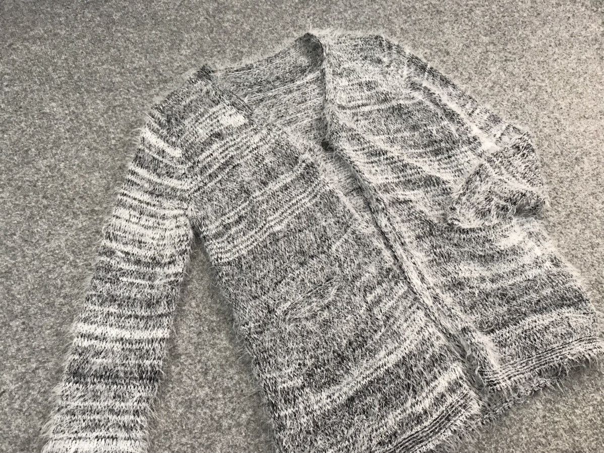 Japanese Brand Mohair Style Striped cardigan Size US S / EU 44-46 / 1 - 16 Thumbnail