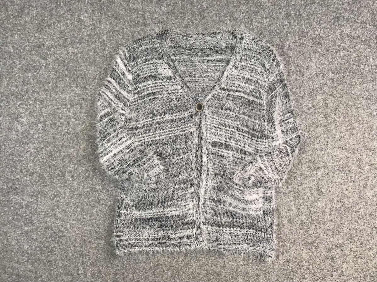 Japanese Brand Mohair Style Striped cardigan Size US S / EU 44-46 / 1 - 9 Thumbnail