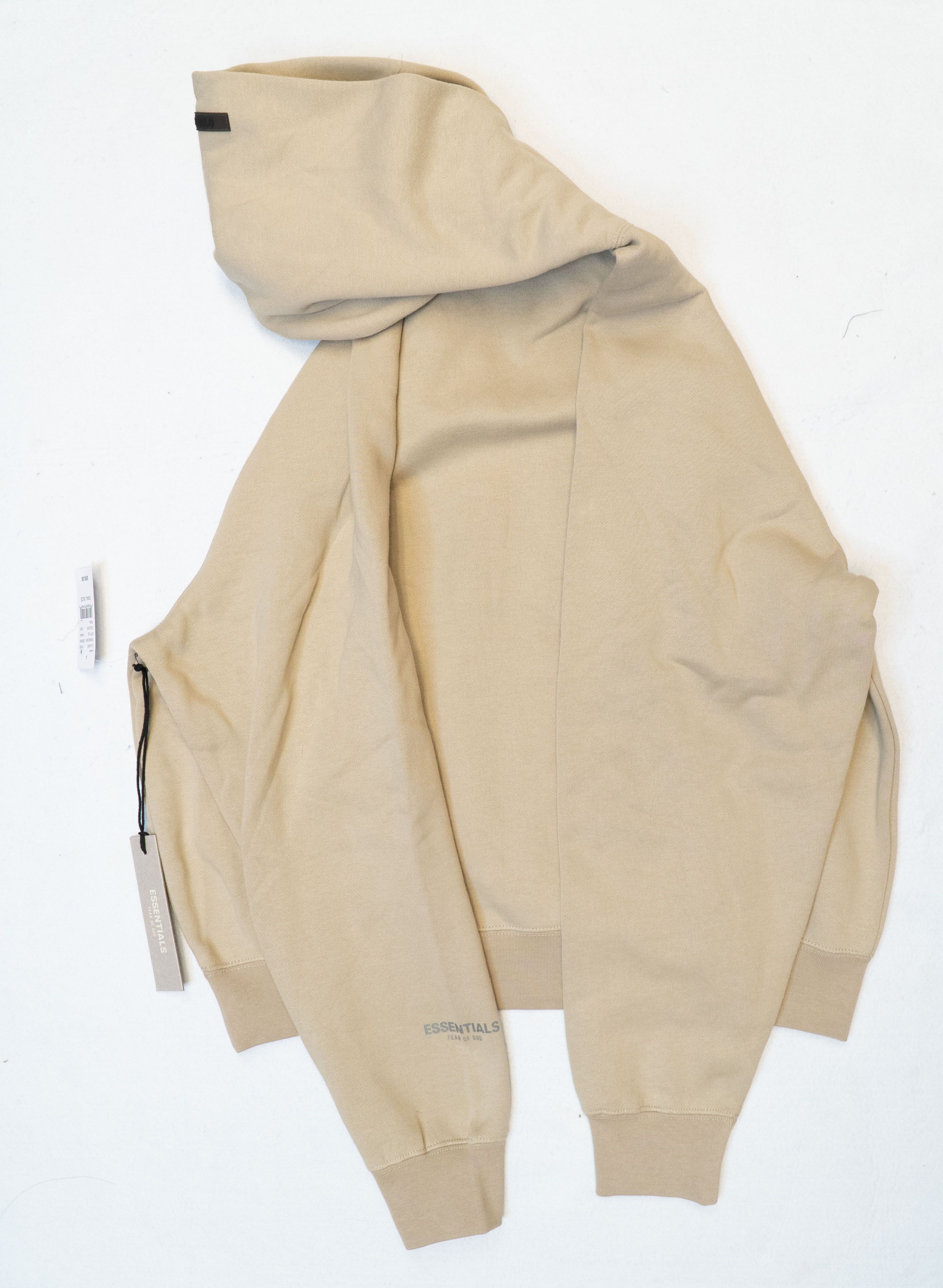 Fear of God FOG Essentials Core Collection Pullover Hoodie Tan Sz(XL) Size US XL / EU 56 / 4 - 6 Thumbnail