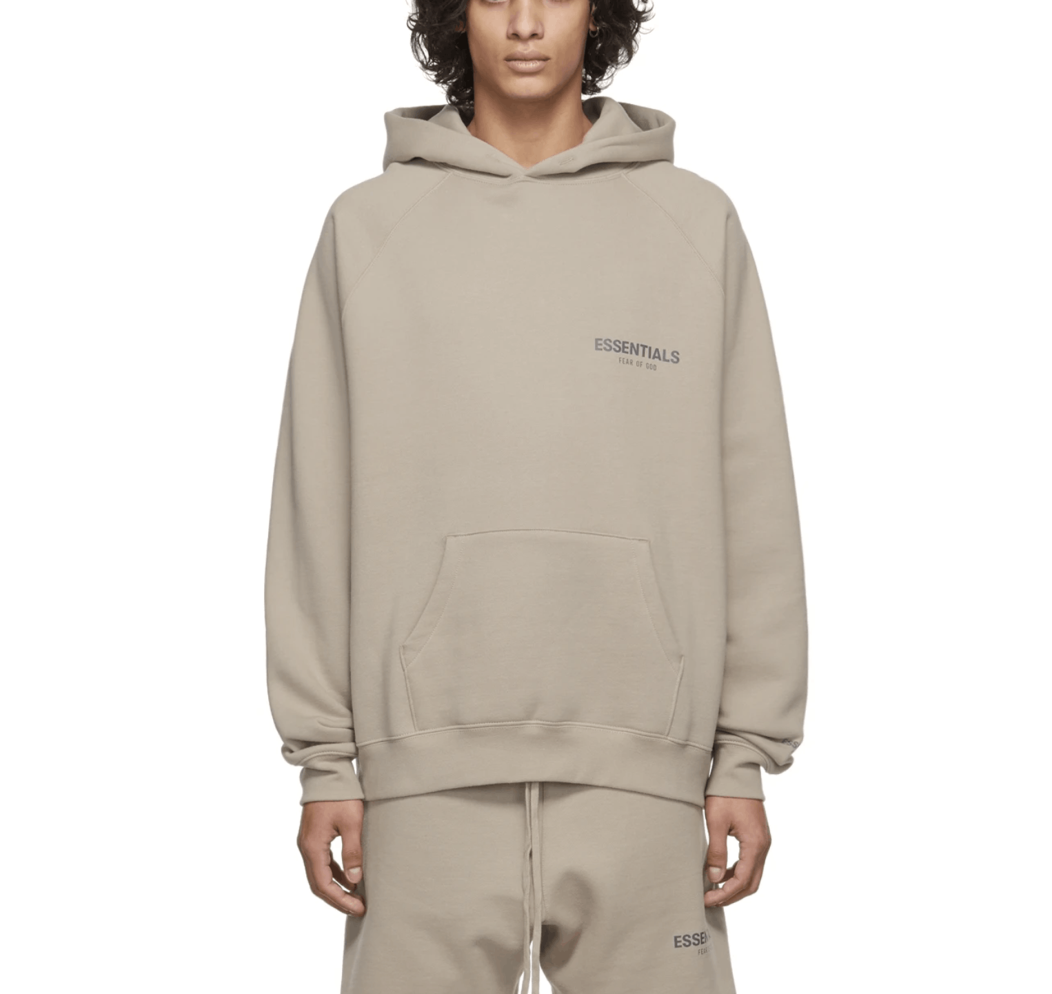 Fear of God FOG Essentials Core Collection Pullover Hoodie Tan Sz(XL) Size US XL / EU 56 / 4 - 3 Thumbnail