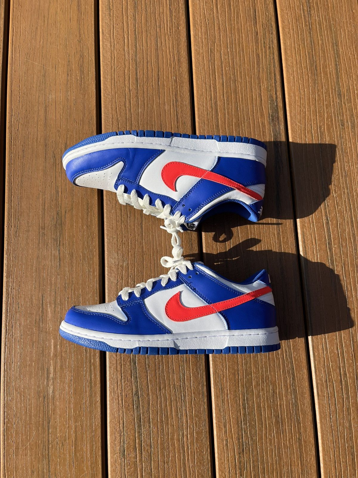Nike Nike Dunk Low GS Royal Crimson Size US 7 / EU 40 - 4 Thumbnail