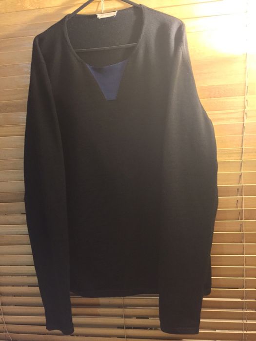 Balenciaga Black Knit with Neck detail Size US L / EU 52-54 / 3 - 1 Preview