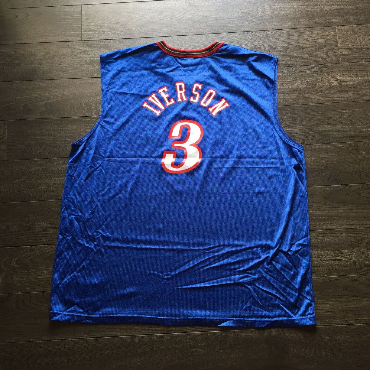 Champion × NBA × Vintage Vintage Allen Iverson Philadelphia 76ers Champion Jersey Size US XXL / EU 58 / 5 - 3 Thumbnail