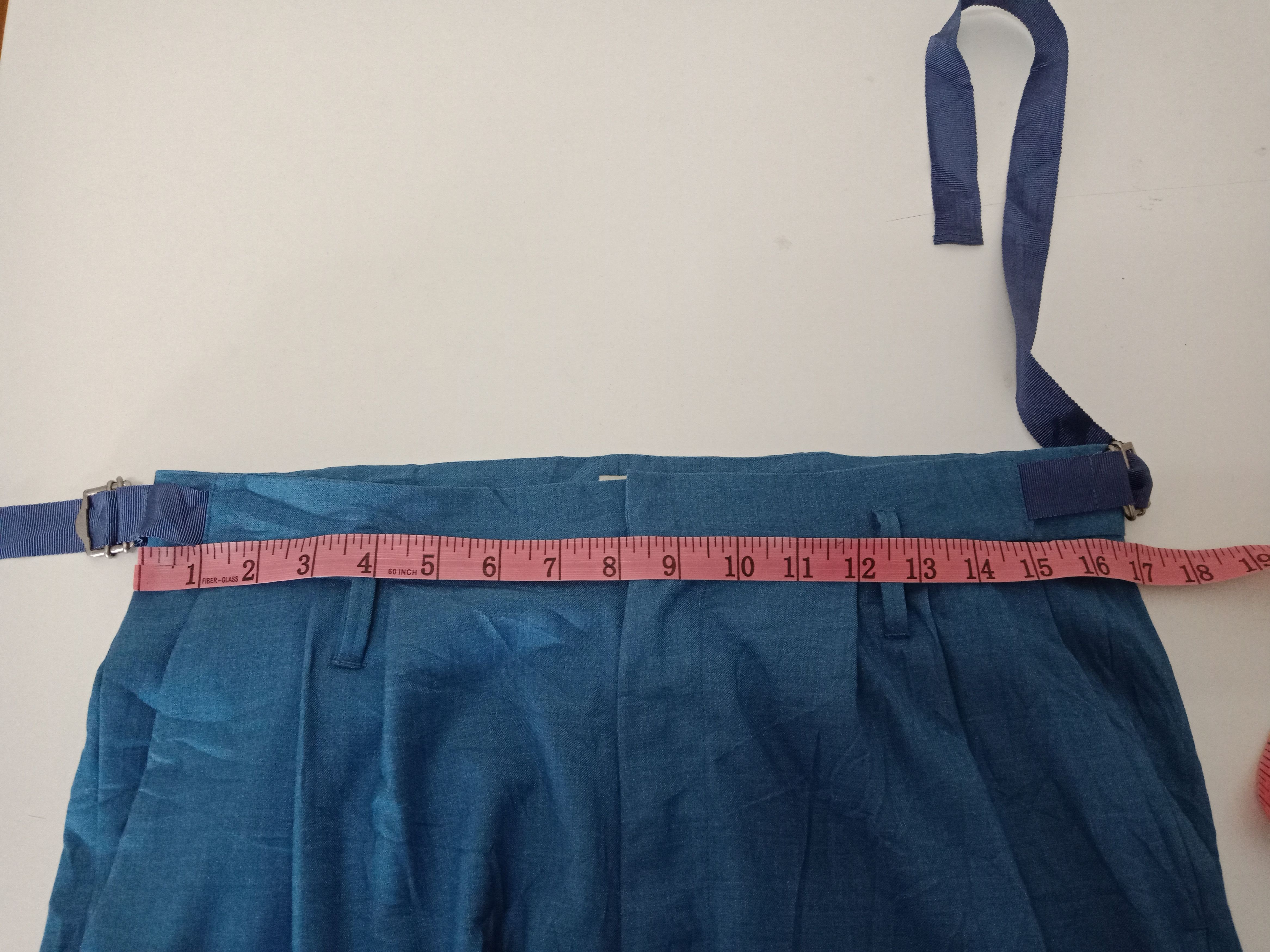 In The Attic Toironier Blue Bondage Cargo Pants Size US 33 - 14 Thumbnail