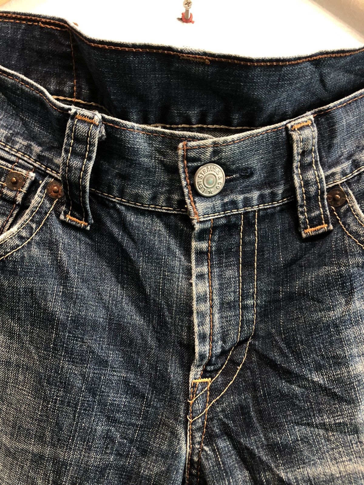 Levi's Vintage 90’s Trashed Levis 507 Distressed Denim Size US 32 / EU 48 - 5 Thumbnail