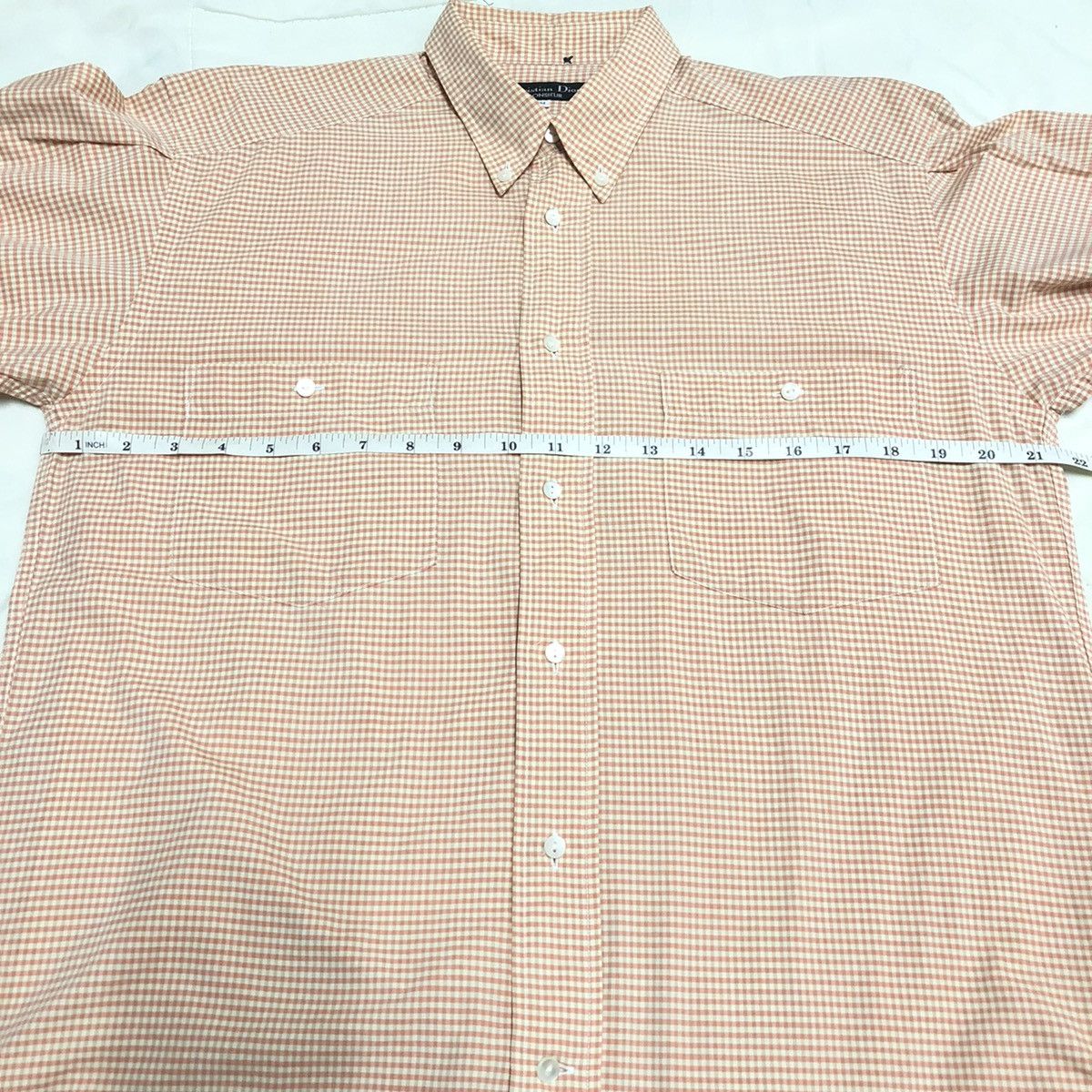 Christian Dior Monsieur Vintage Christian Dior Checker Button Up Size US M / EU 48-50 / 2 - 5 Thumbnail