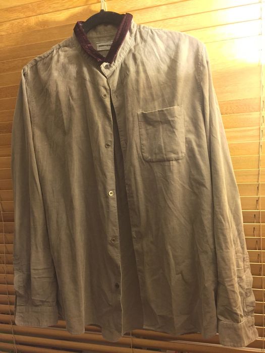 Undercover Khaki Shirt with wine collar Size US L / EU 52-54 / 3 - 1 Preview