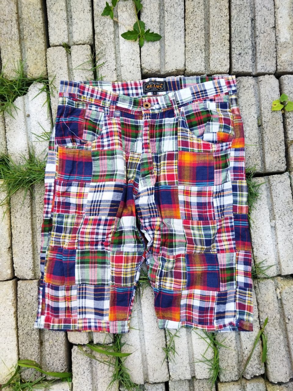 Beams Plus Beams Plus Japan Patchwork Shortpants Size US 31 - 1 Thumbnail