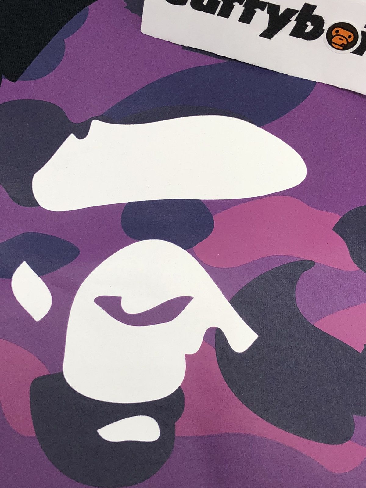 Bape BAPE Color Camo Big Ape Head T-Shirt Black/Purple Size US XXL / EU 58 / 5 - 6 Thumbnail