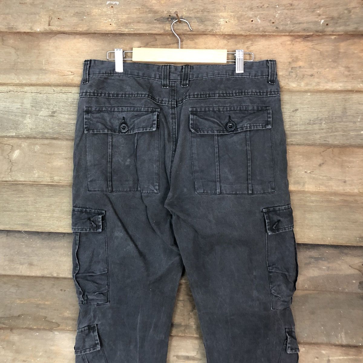 Japanese Brand CARGO PANTS MULTIPOCKET JAPANESE BRANDED STREETWEAR HY #917 Size US 31 - 12 Thumbnail