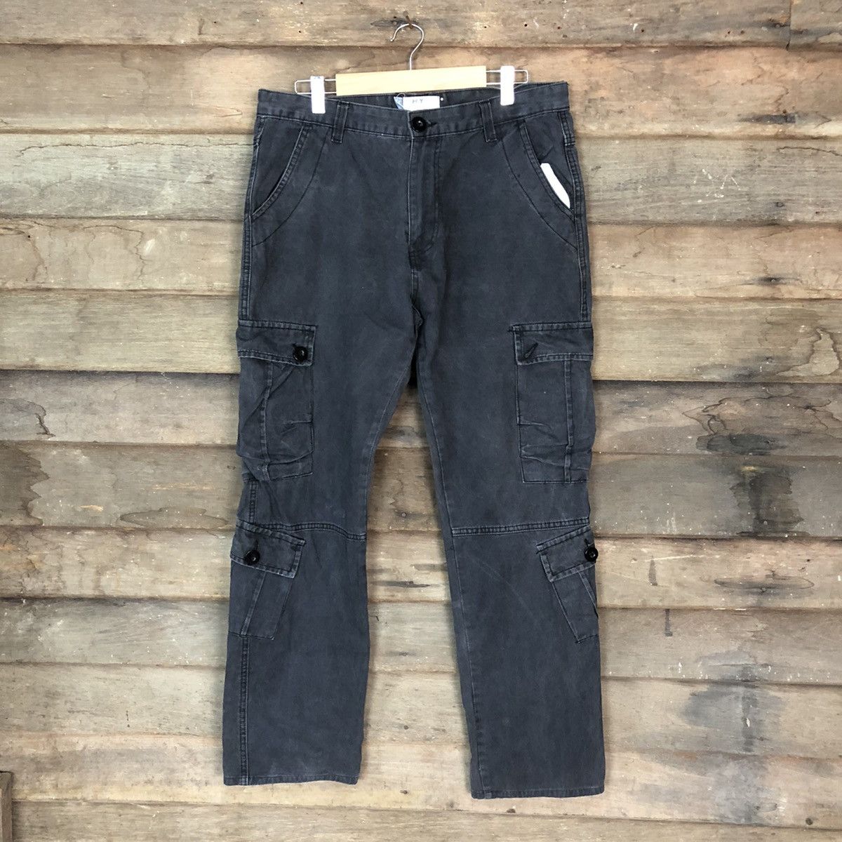 Japanese Brand CARGO PANTS MULTIPOCKET JAPANESE BRANDED STREETWEAR HY #917 Size US 31 - 1 Thumbnail