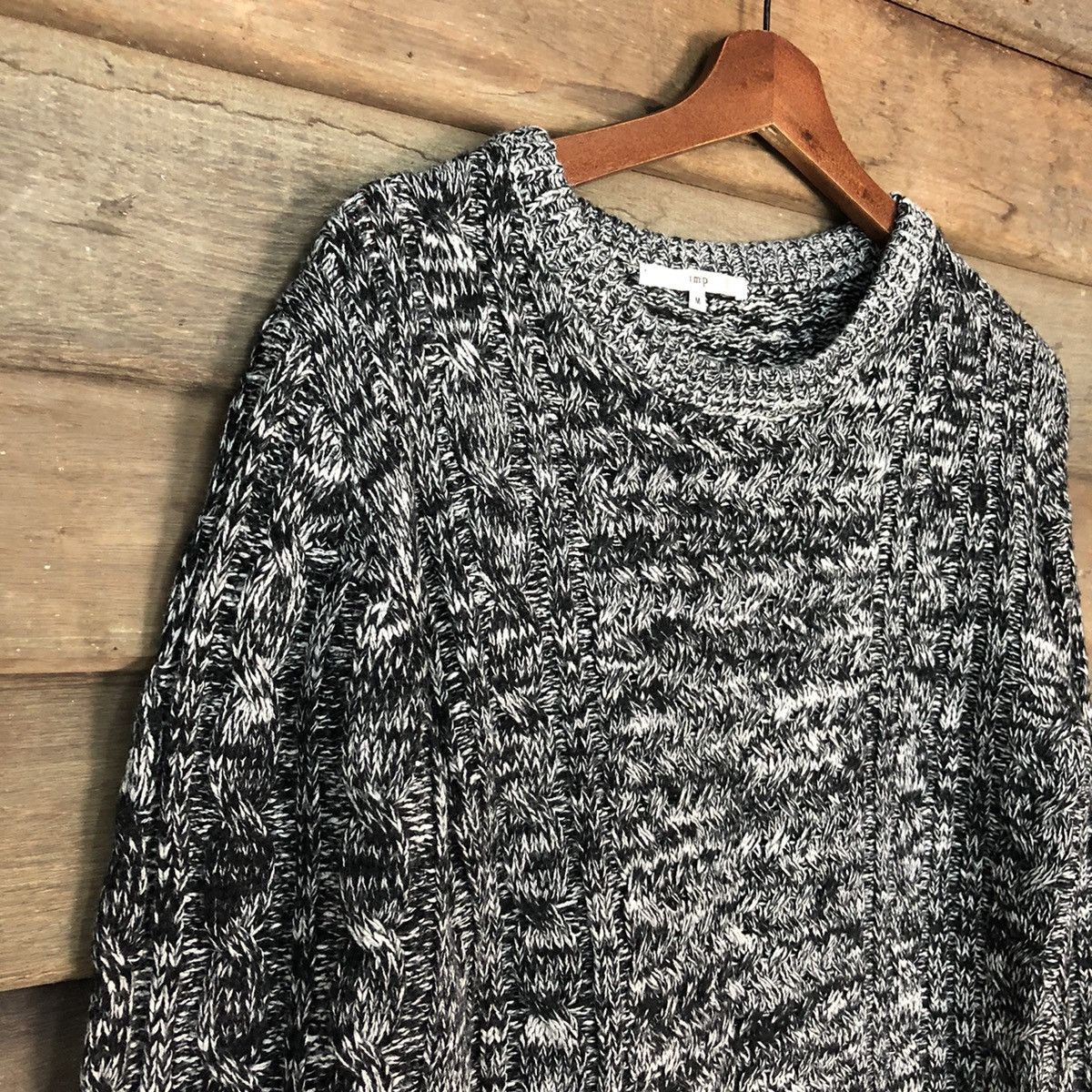 Aran Isles Knitwear KNITWEAR JAPANESE BRANDED IMP GREY KNITWEAR STYLE #914 Size US S / EU 44-46 / 1 - 7 Thumbnail