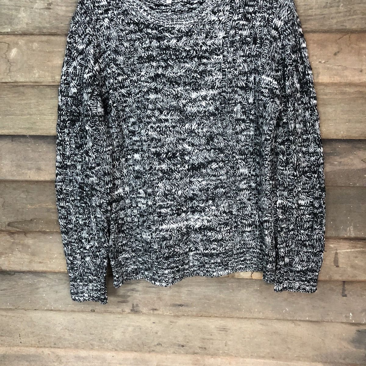 Aran Isles Knitwear KNITWEAR JAPANESE BRANDED IMP GREY KNITWEAR STYLE #914 Size US S / EU 44-46 / 1 - 3 Thumbnail