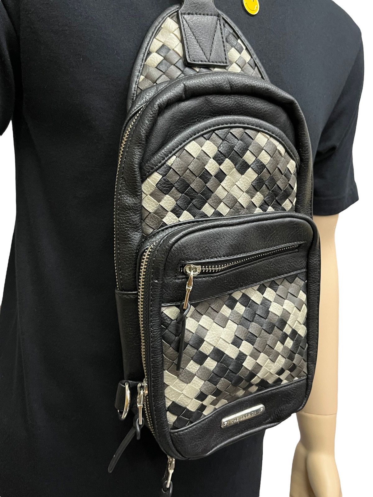 Designer × Japanese Brand × Takeo Kikuchi 🔥TAKEO KIKUCHI Classic Braided Design Multipocket Crossbody Size ONE SIZE - 4 Thumbnail