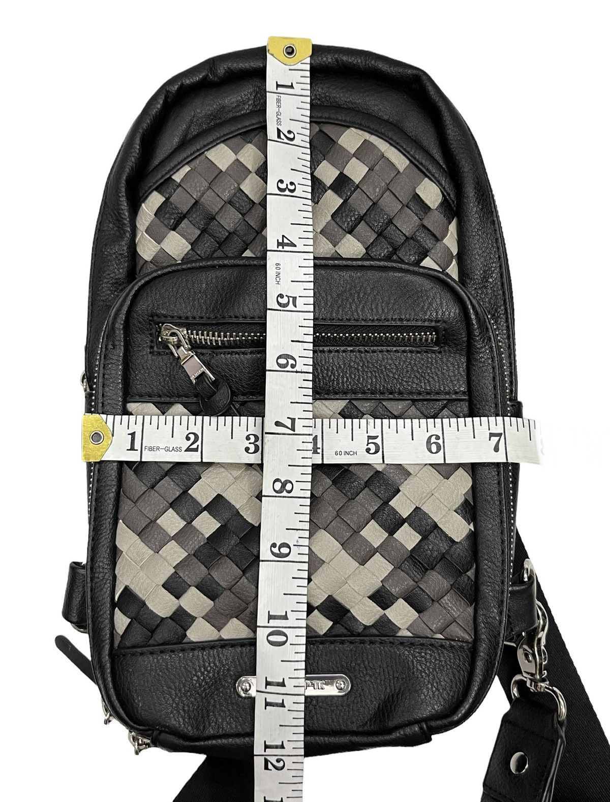 Designer × Japanese Brand × Takeo Kikuchi 🔥TAKEO KIKUCHI Classic Braided Design Multipocket Crossbody Size ONE SIZE - 17 Thumbnail