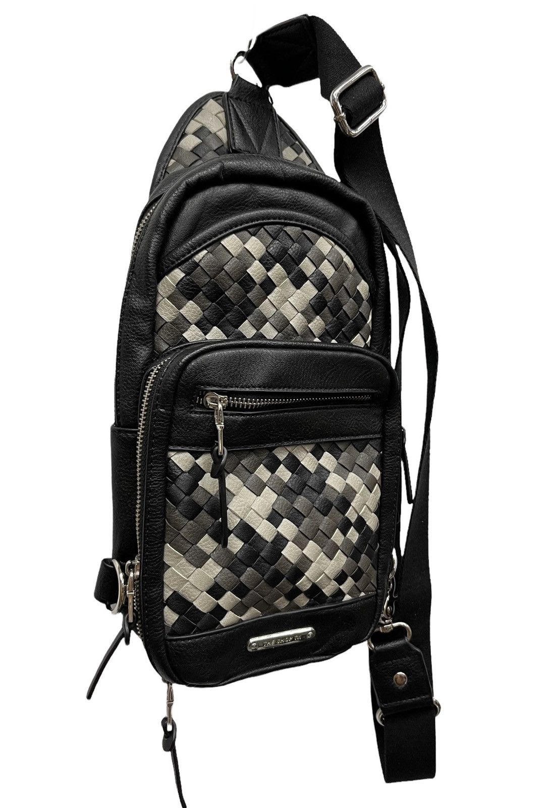 Designer × Japanese Brand × Takeo Kikuchi 🔥TAKEO KIKUCHI Classic Braided Design Multipocket Crossbody Size ONE SIZE - 3 Thumbnail