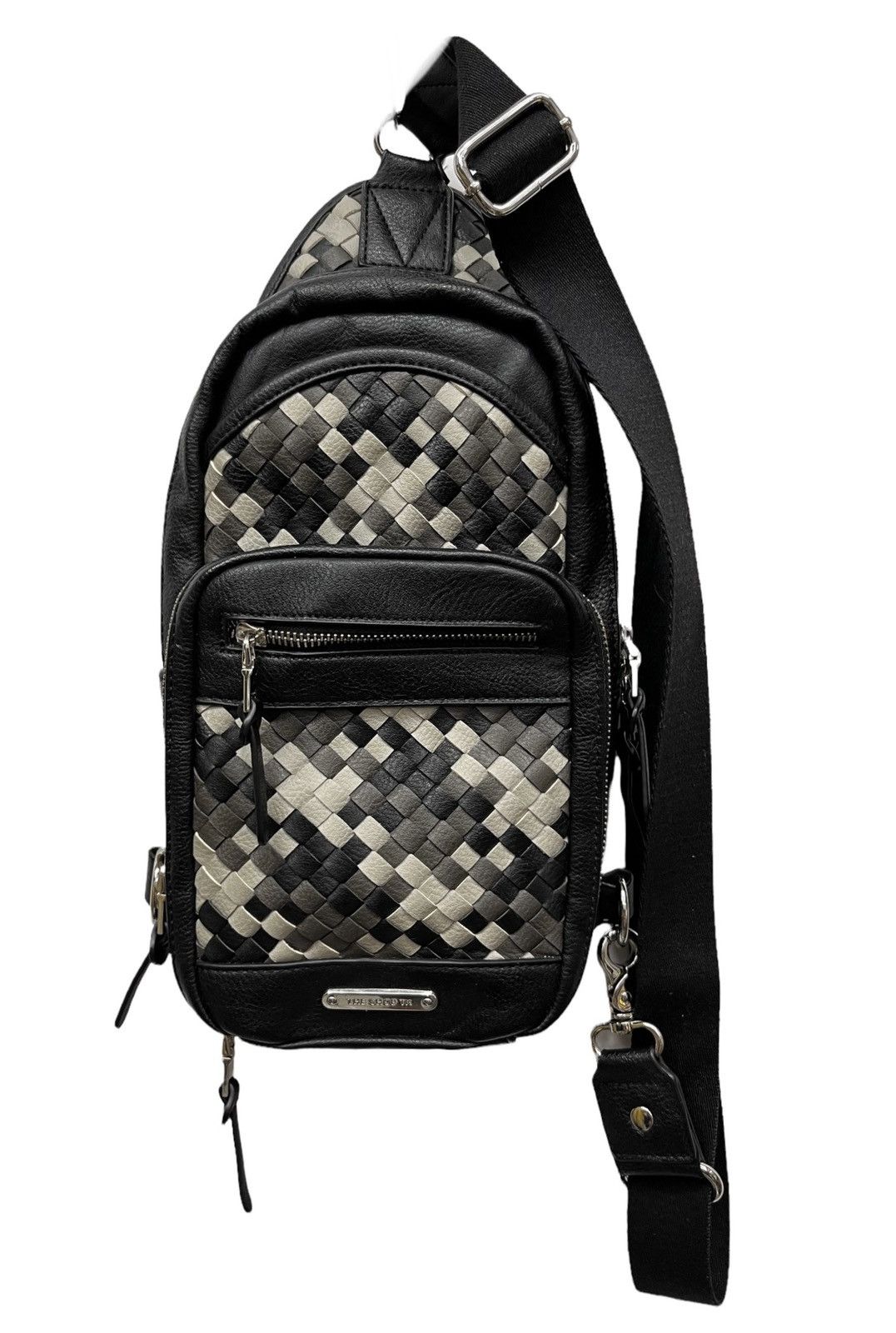 Designer × Japanese Brand × Takeo Kikuchi 🔥TAKEO KIKUCHI Classic Braided Design Multipocket Crossbody Size ONE SIZE - 1 Thumbnail