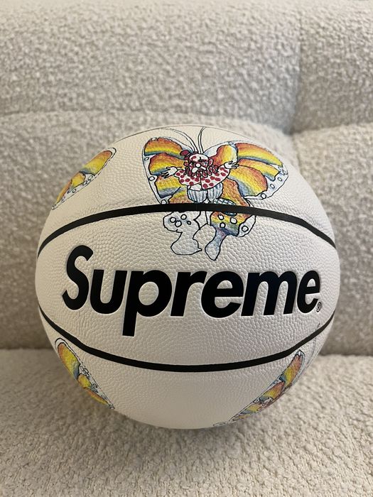 Supreme Supreme Gonz Butterfly Spading Basketball White | Grailed