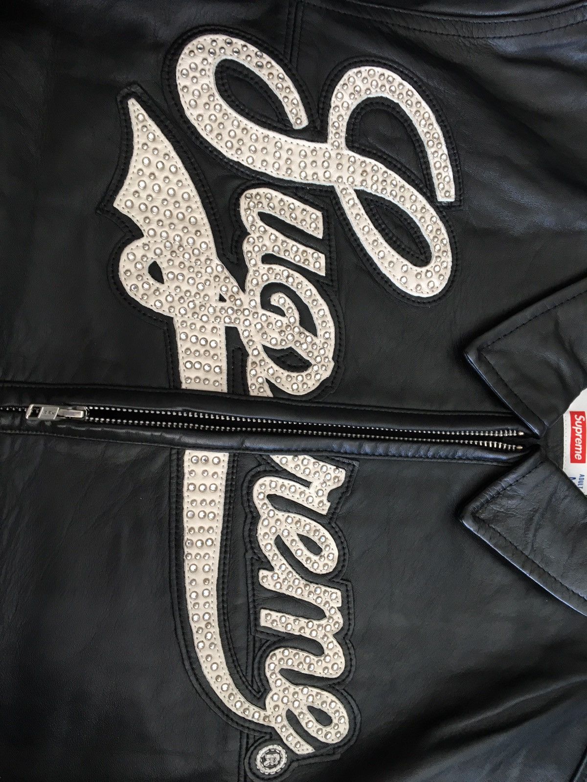 Supreme Supreme Uptown Studded Leather Varsity Size US M / EU 48-50 / 2 - 2 Thumbnail
