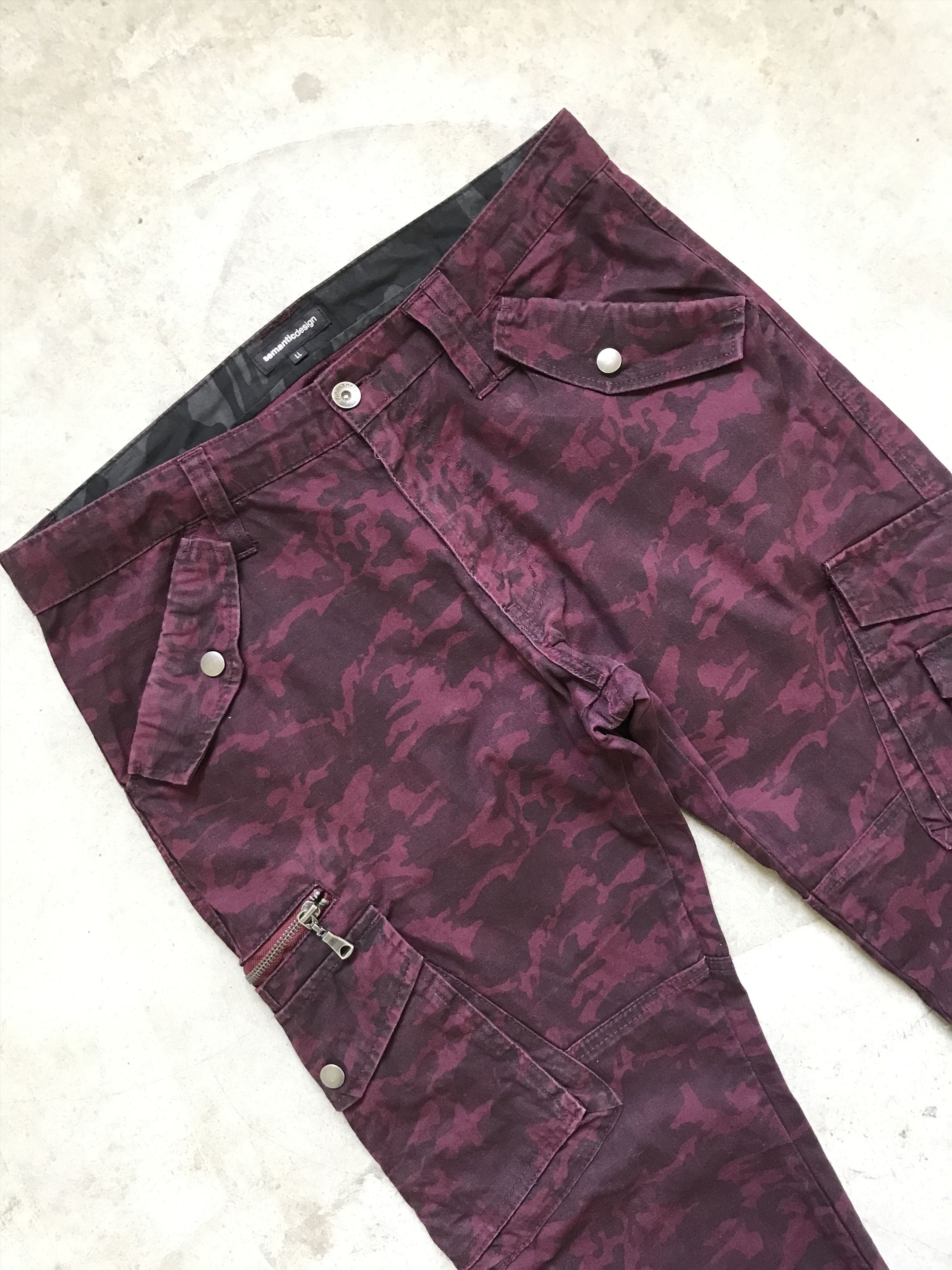 Japanese Brand CP77 semanticdesign Archival Camo Multipockets Pant Size US 34 / EU 50 - 4 Thumbnail