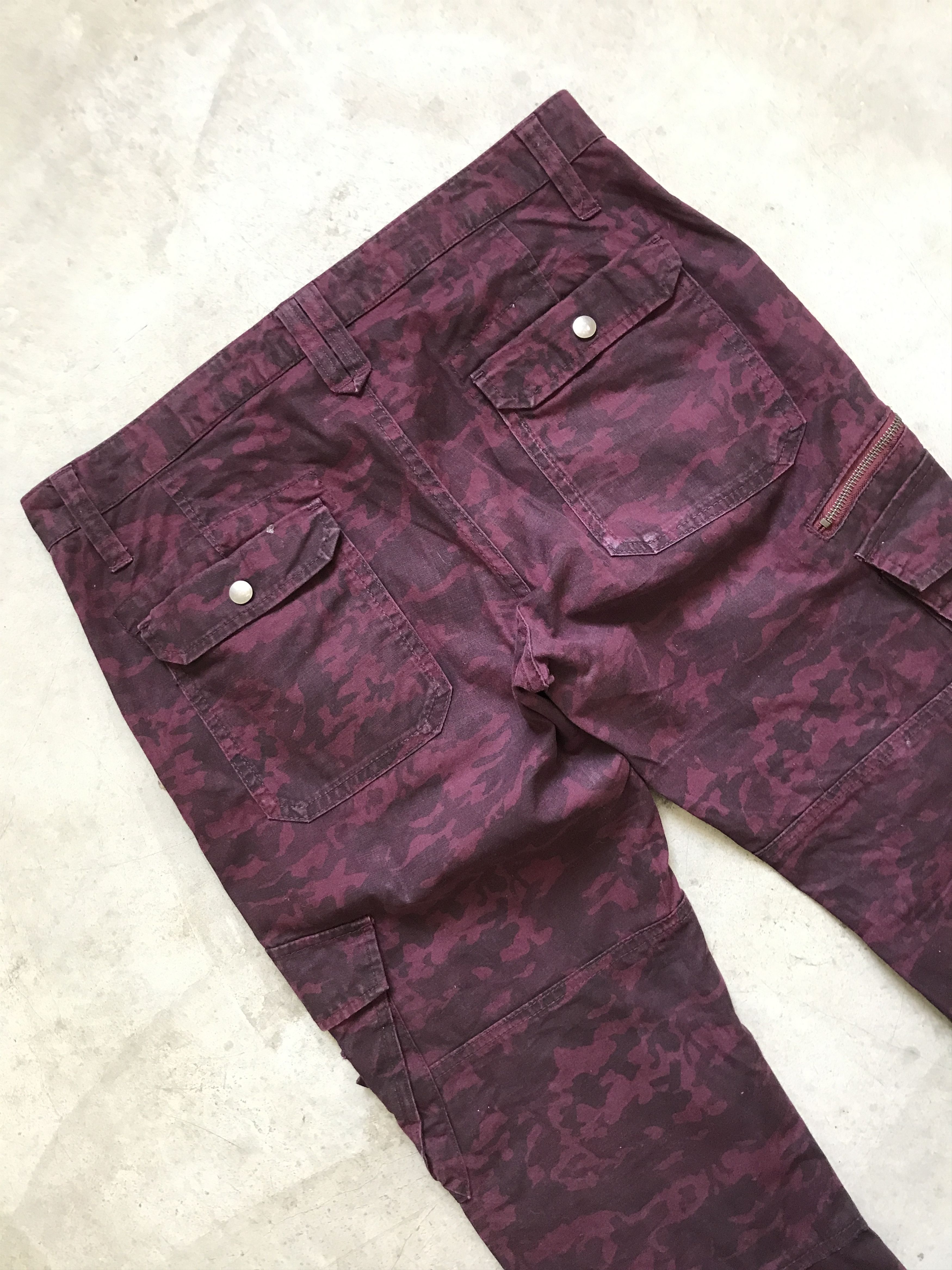 Japanese Brand CP77 semanticdesign Archival Camo Multipockets Pant Size US 34 / EU 50 - 11 Thumbnail
