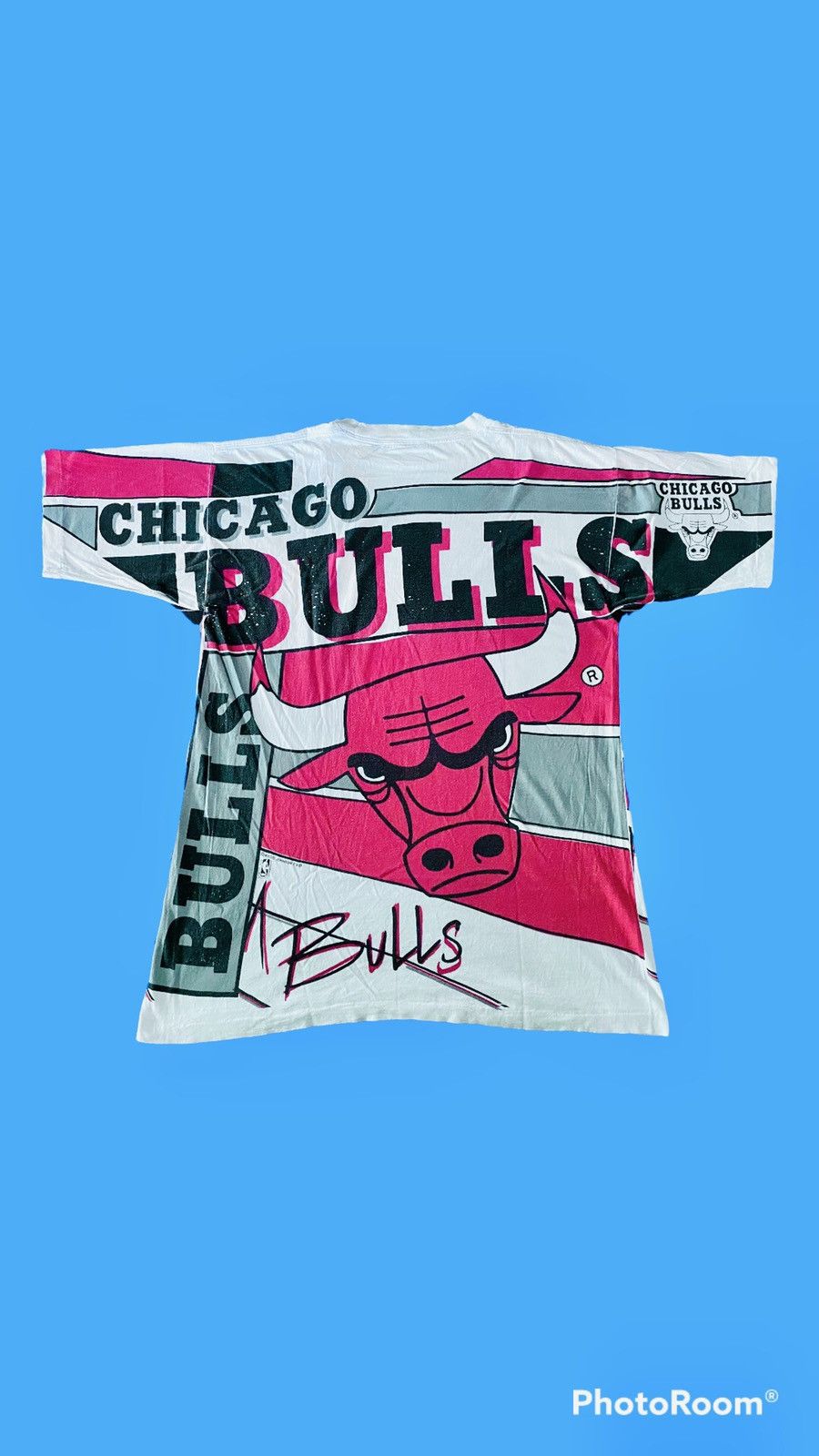 Jordan Brand (XL) Vintage 90s Chicago Bulls All Over Print full print Size US XL / EU 56 / 4 - 2 Thumbnail