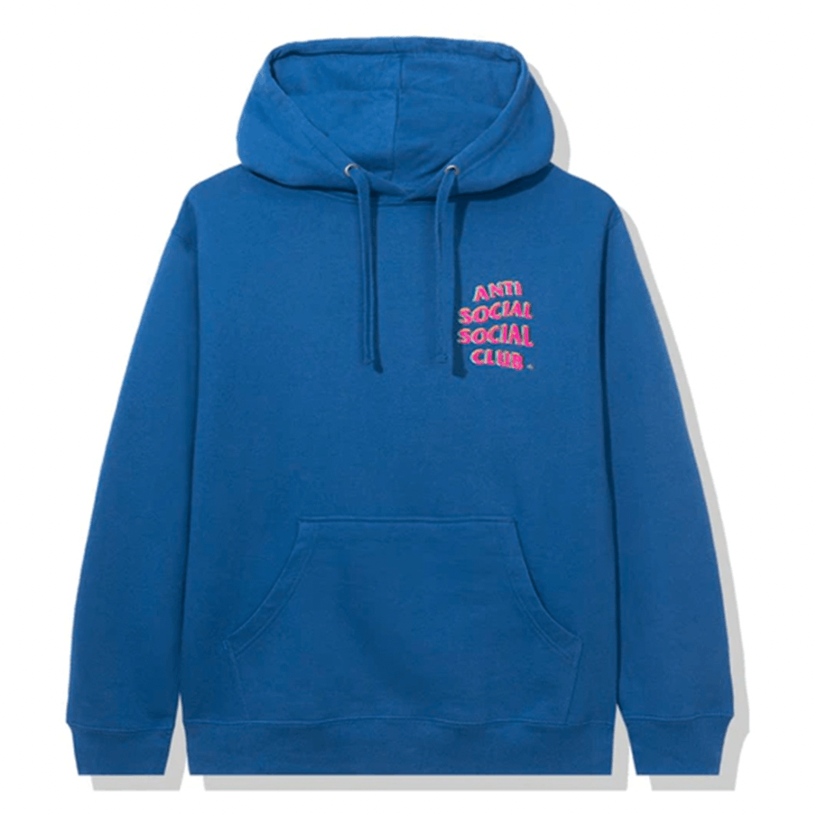 Anti Social Social Club Anti Social Social Club Stir Crazy Blue Hoodie - LARGE Size US L / EU 52-54 / 3 - 6 Thumbnail