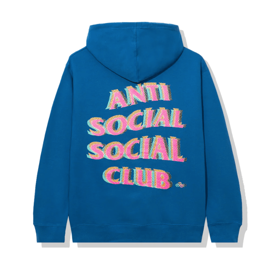 Anti Social Social Club Anti Social Social Club Stir Crazy Blue Hoodie - LARGE Size US L / EU 52-54 / 3 - 1 Thumbnail