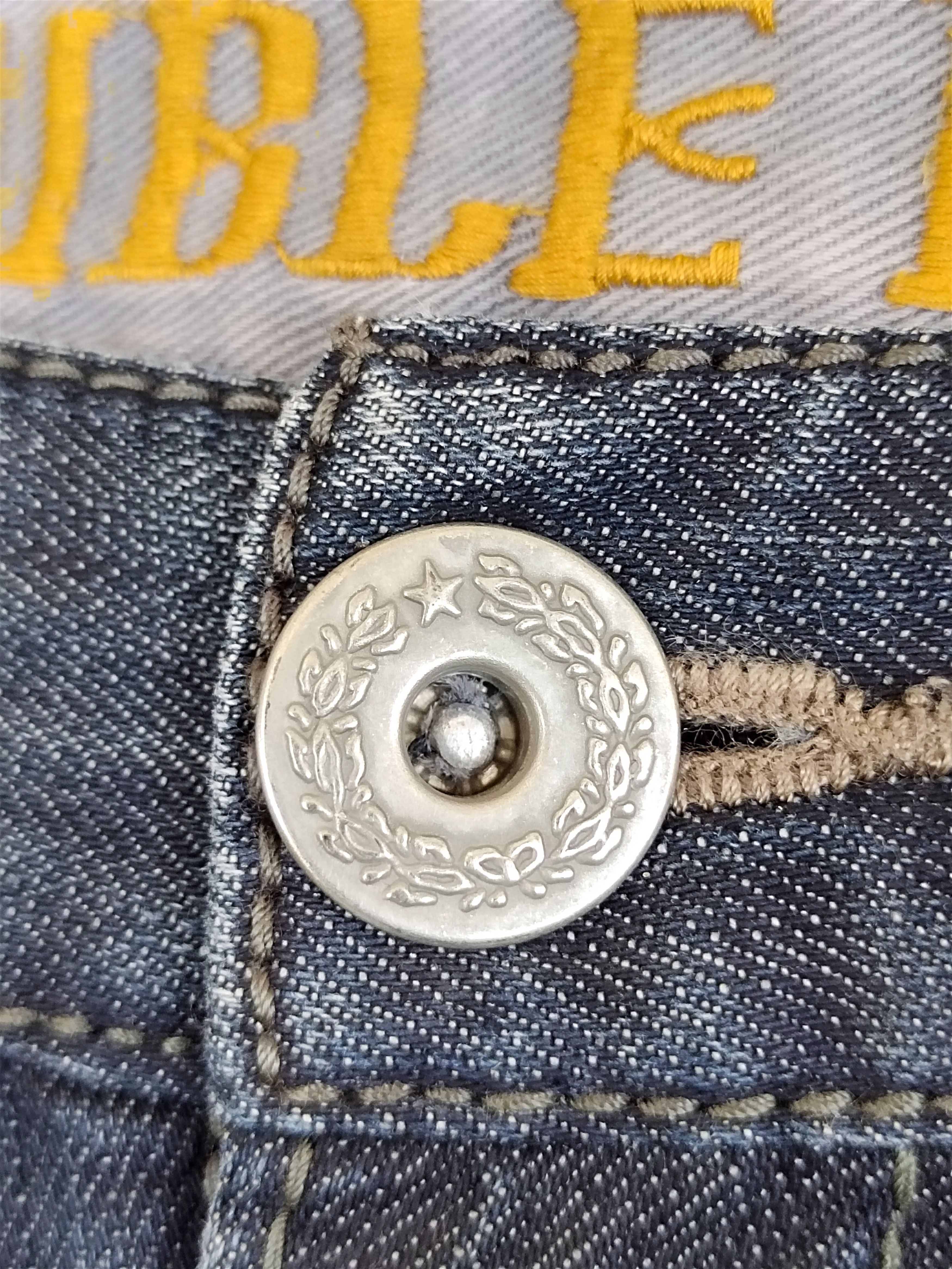 Japanese Brand 🇯🇵 Double Name J-Curve Slim Fit Denim Jeans Size US 31 - 13 Thumbnail