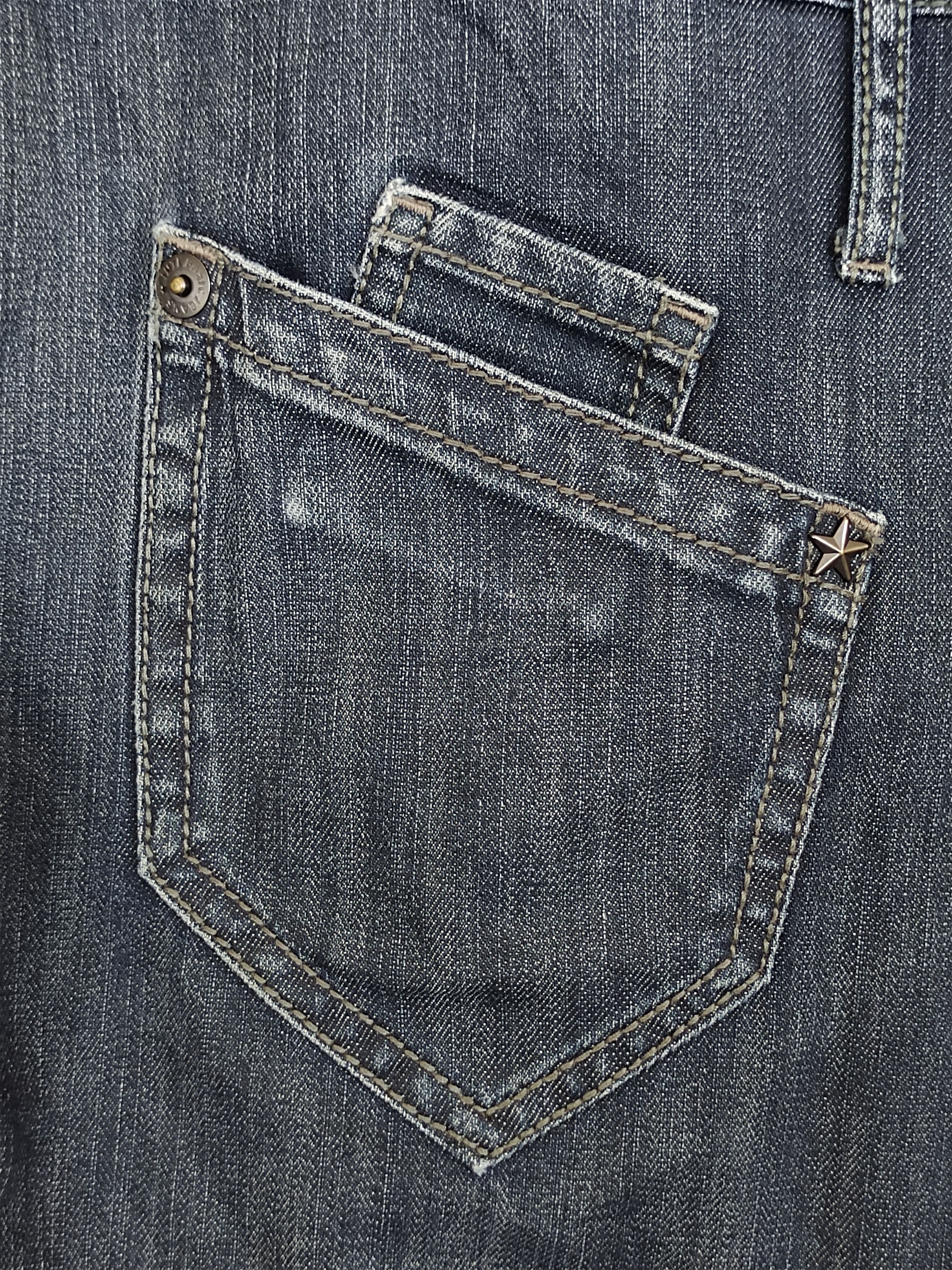 Japanese Brand 🇯🇵 Double Name J-Curve Slim Fit Denim Jeans Size US 31 - 12 Thumbnail