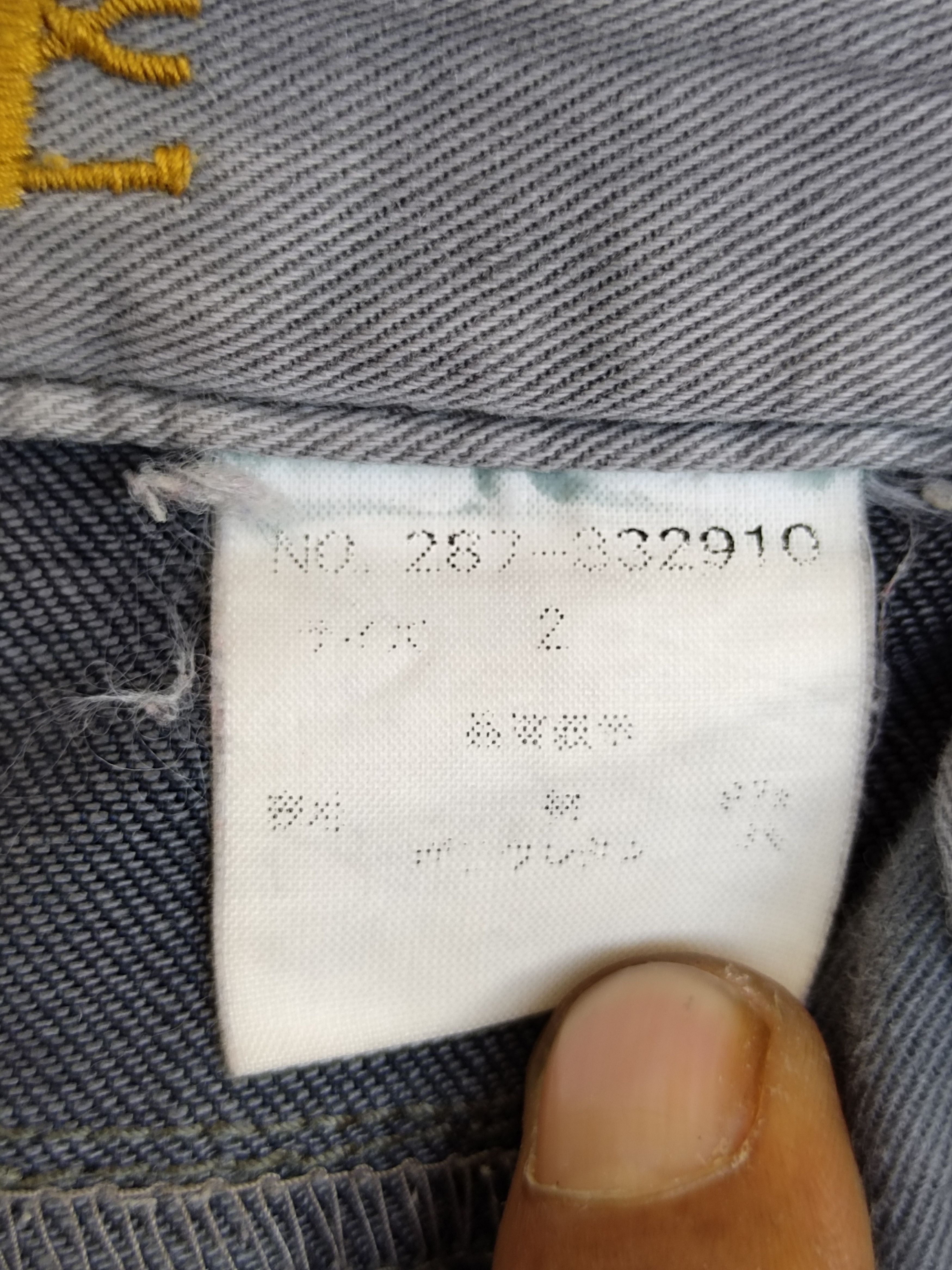Japanese Brand 🇯🇵 Double Name J-Curve Slim Fit Denim Jeans Size US 31 - 17 Thumbnail