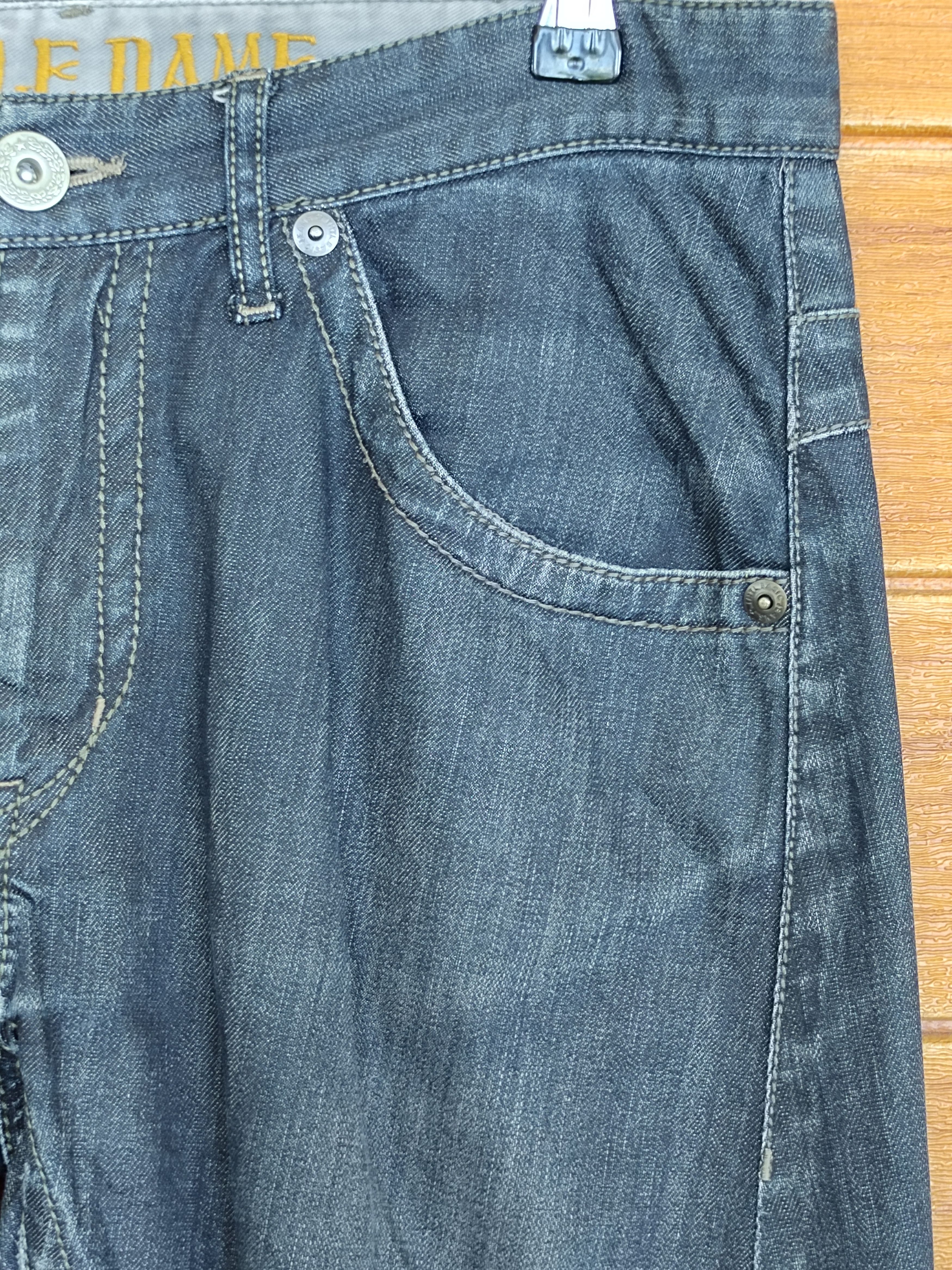 Japanese Brand 🇯🇵 Double Name J-Curve Slim Fit Denim Jeans Size US 31 - 3 Thumbnail