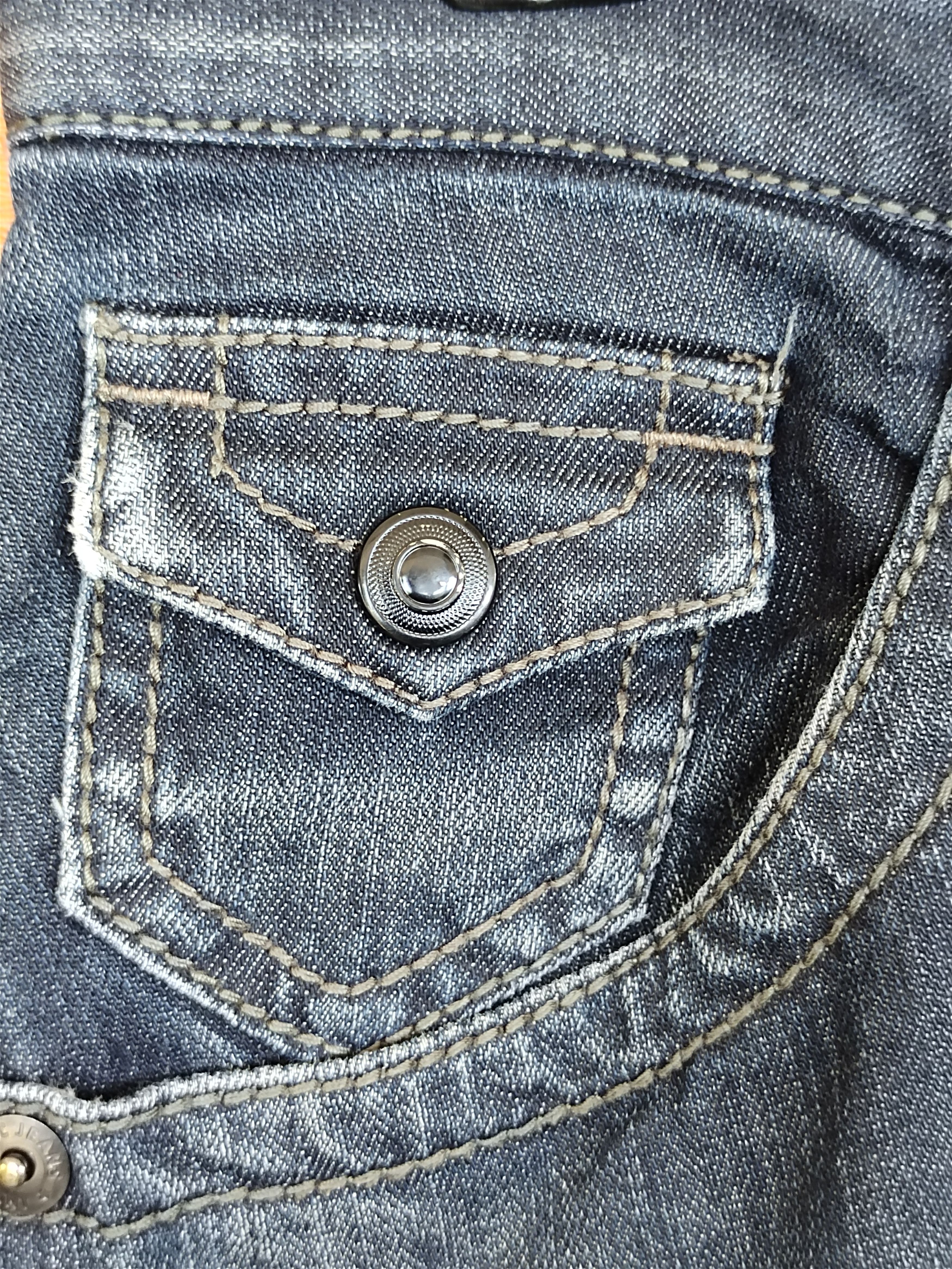 Japanese Brand 🇯🇵 Double Name J-Curve Slim Fit Denim Jeans Size US 31 - 5 Thumbnail