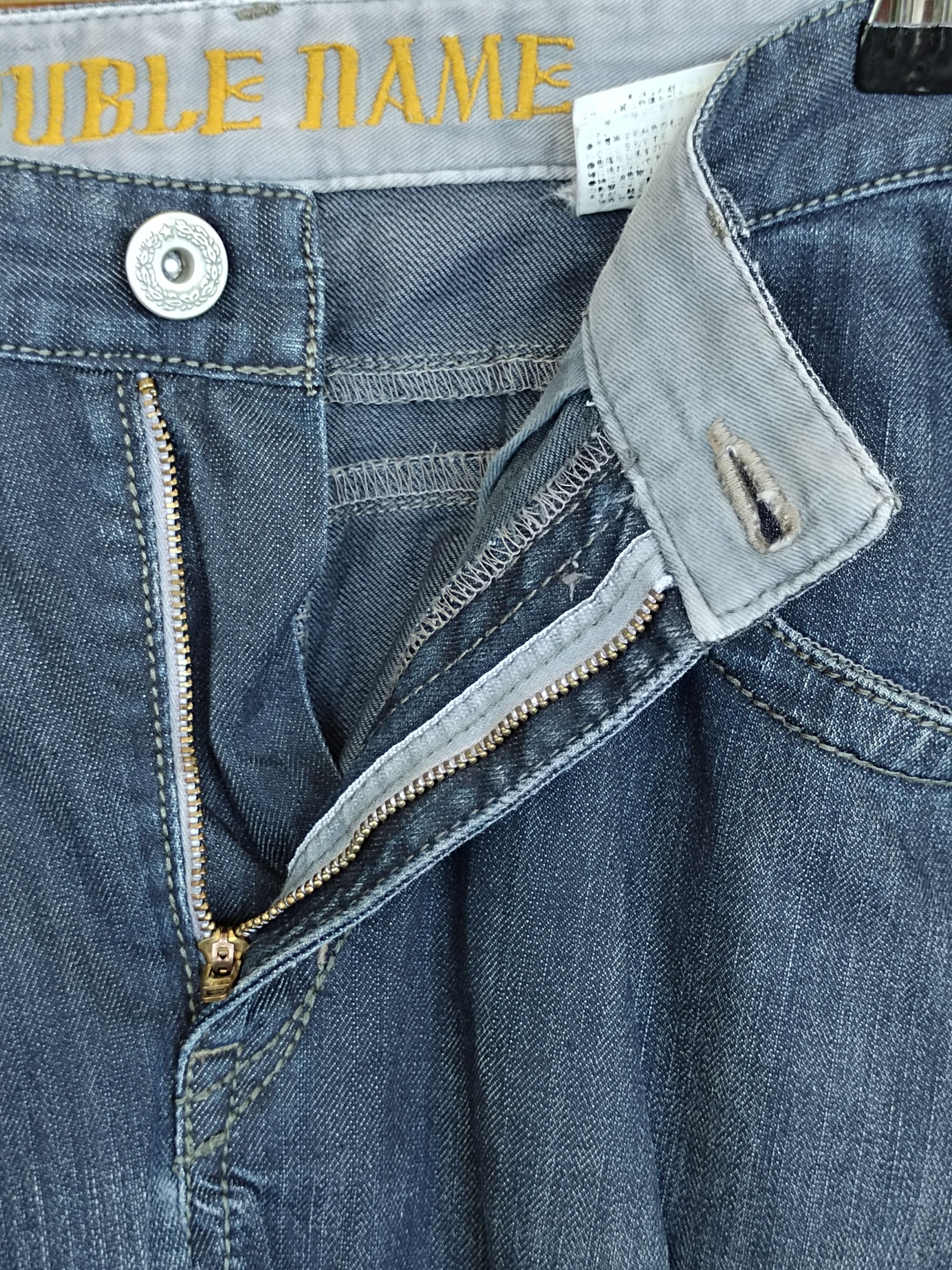 Japanese Brand 🇯🇵 Double Name J-Curve Slim Fit Denim Jeans Size US 31 - 15 Thumbnail