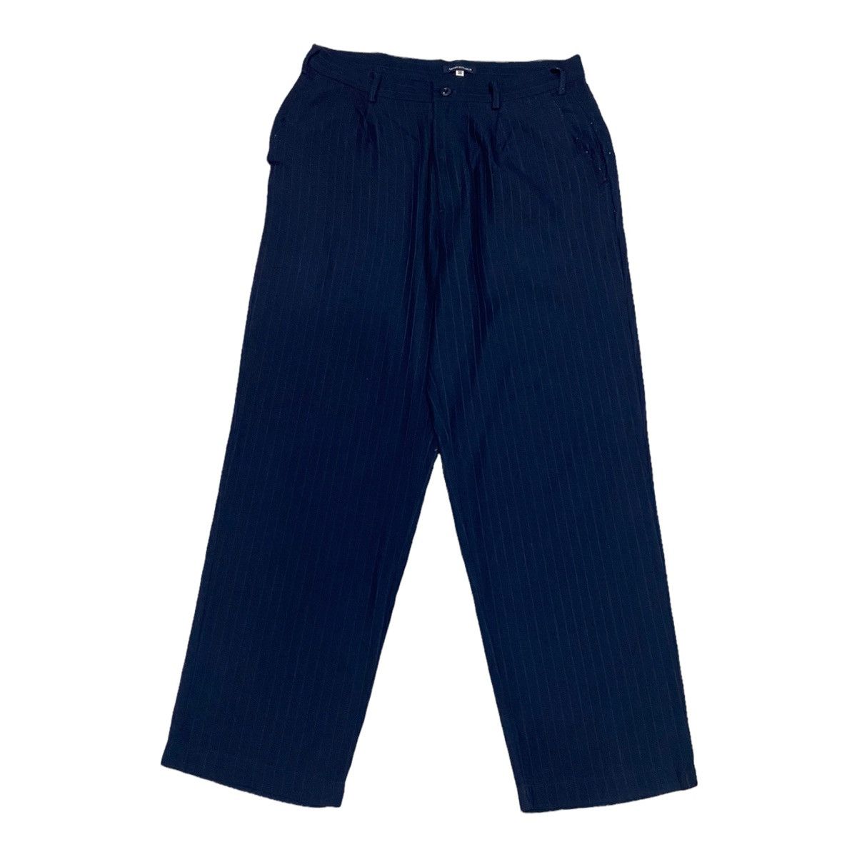 Issey Miyake URBAN RESEARCH 🇯🇵 STRIPED WOOL BAGGY TROUSERS PANTS Size US 32 / EU 48 - 1 Thumbnail