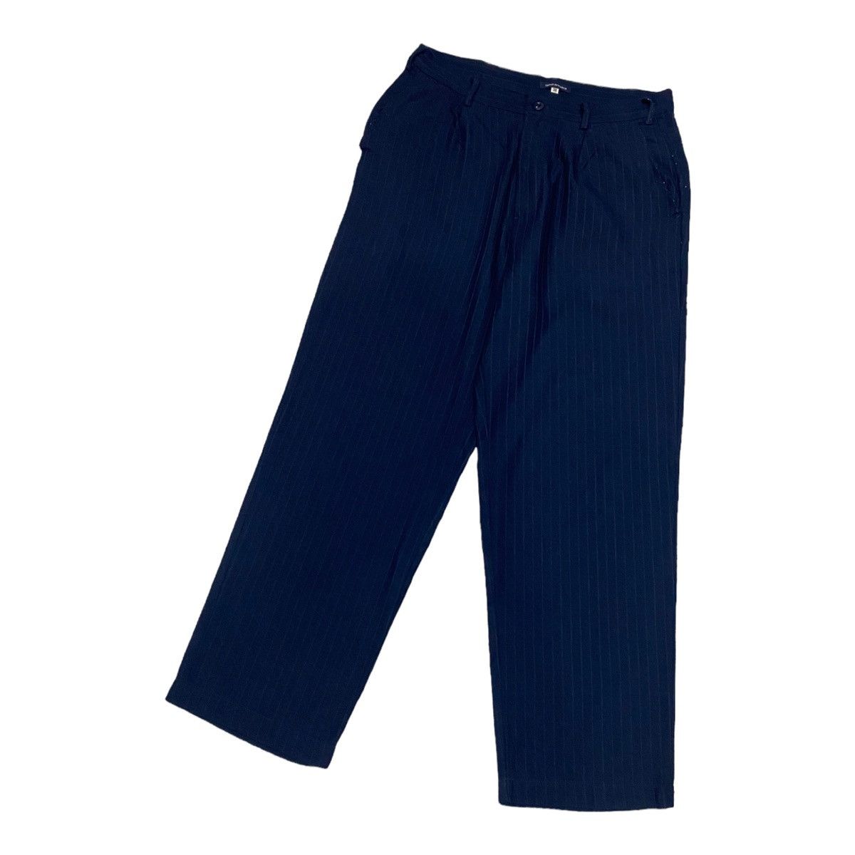 Issey Miyake URBAN RESEARCH 🇯🇵 STRIPED WOOL BAGGY TROUSERS PANTS Size US 32 / EU 48 - 7 Thumbnail