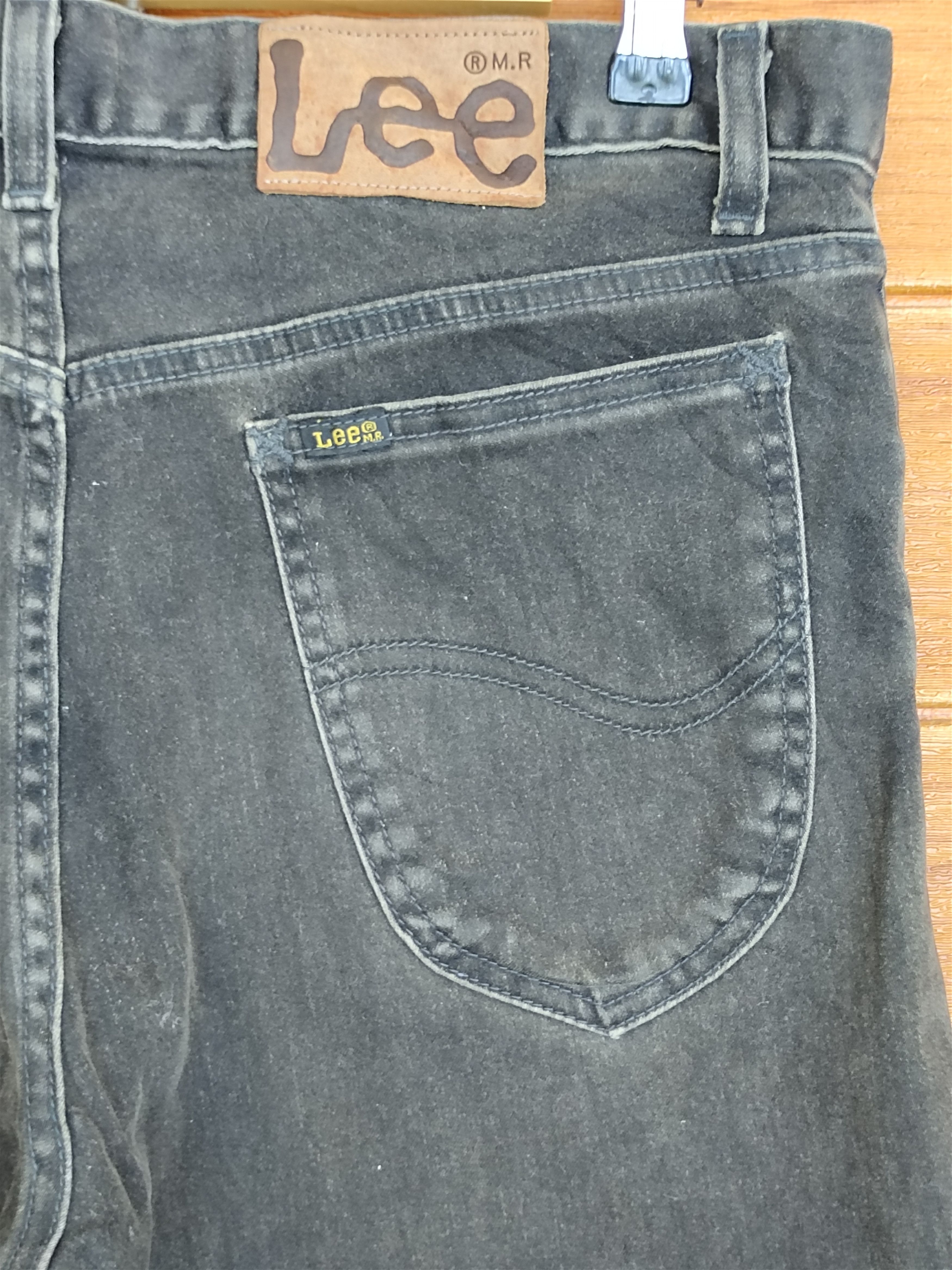 Kapital Vintage Lee Japan Waxed Black Faded Denim Jeans Size US 33 - 13 Thumbnail