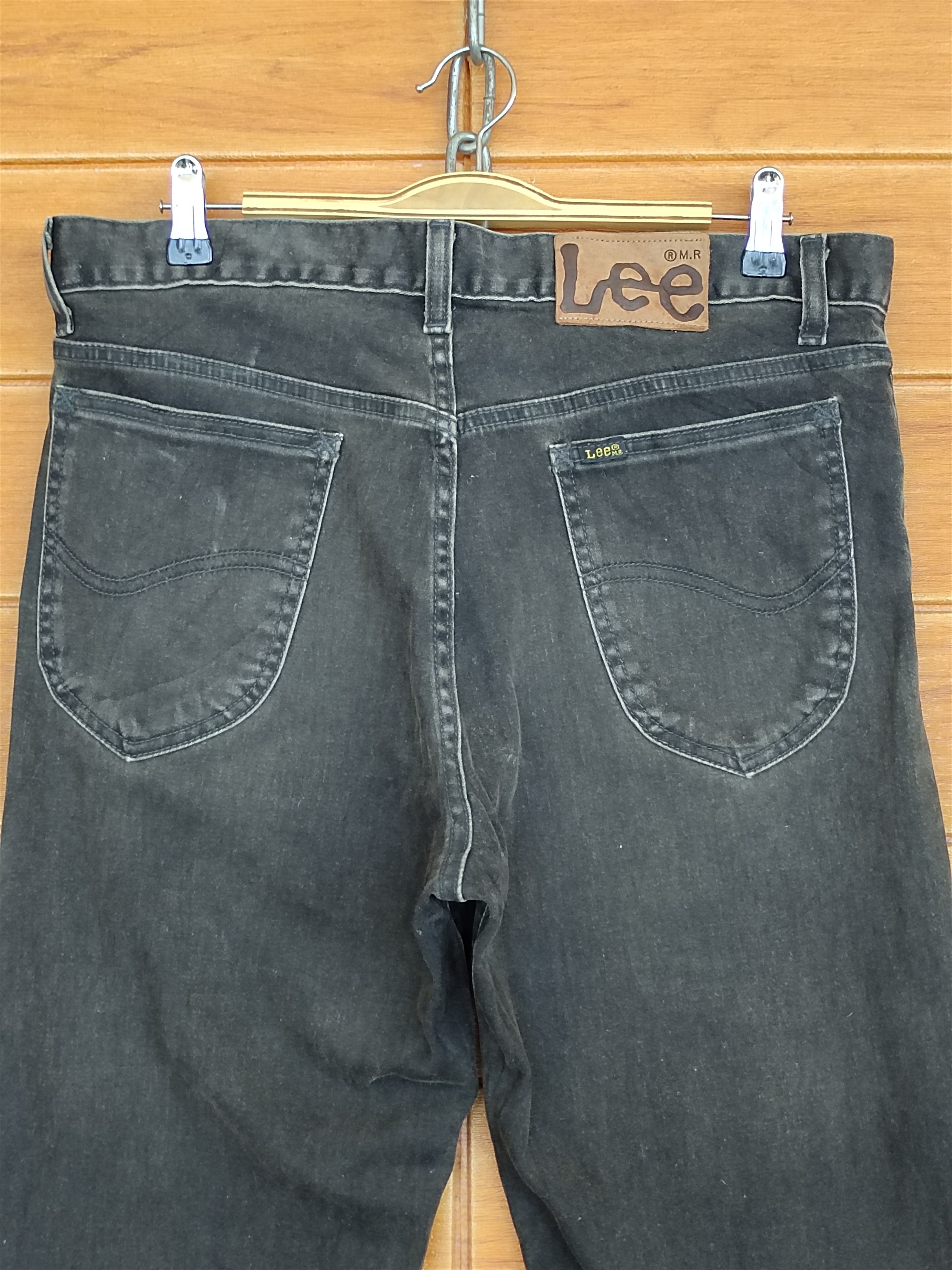 Kapital Vintage Lee Japan Waxed Black Faded Denim Jeans Size US 33 - 12 Thumbnail