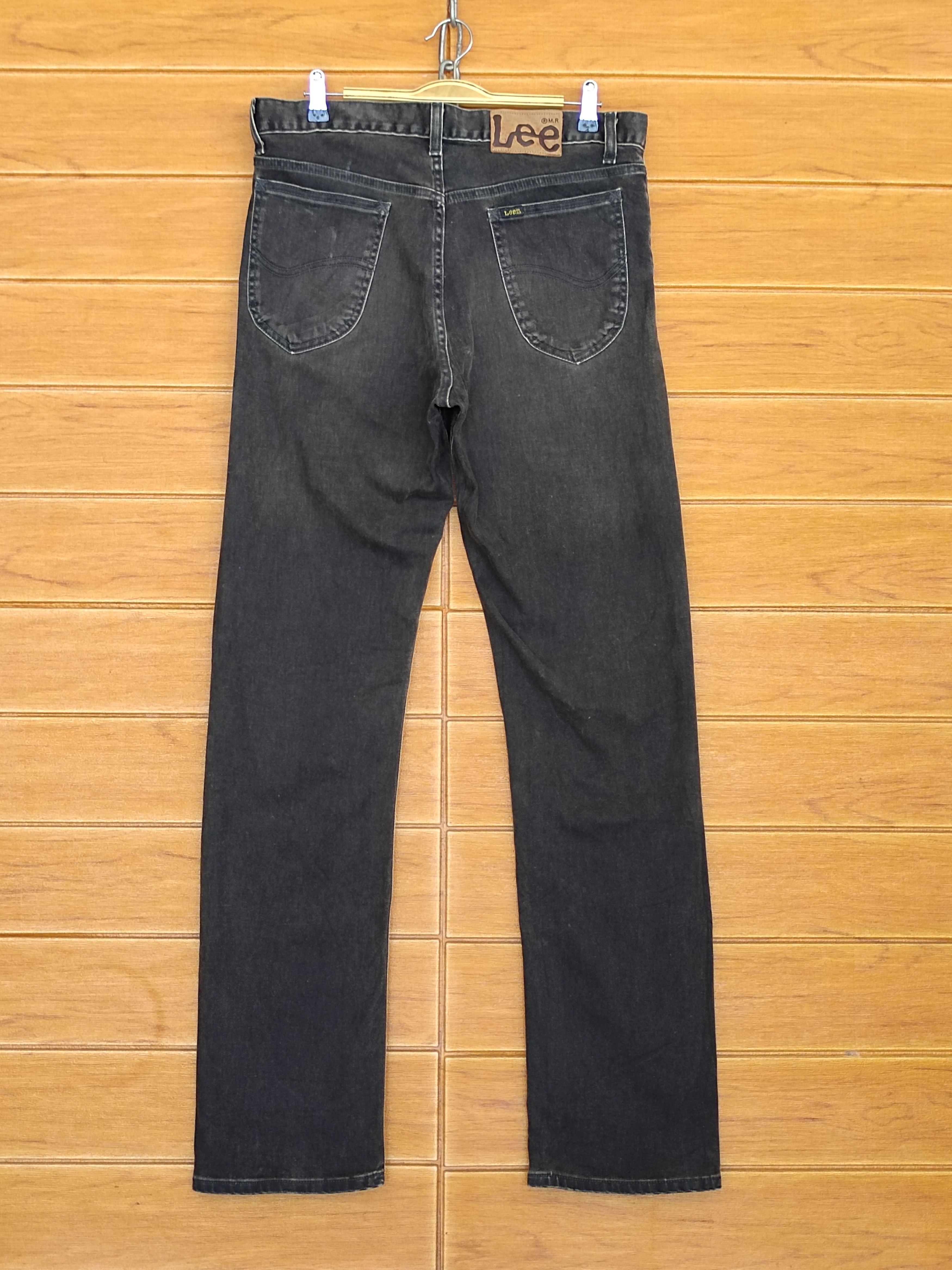 Kapital Vintage Lee Japan Waxed Black Faded Denim Jeans Size US 33 - 11 Thumbnail