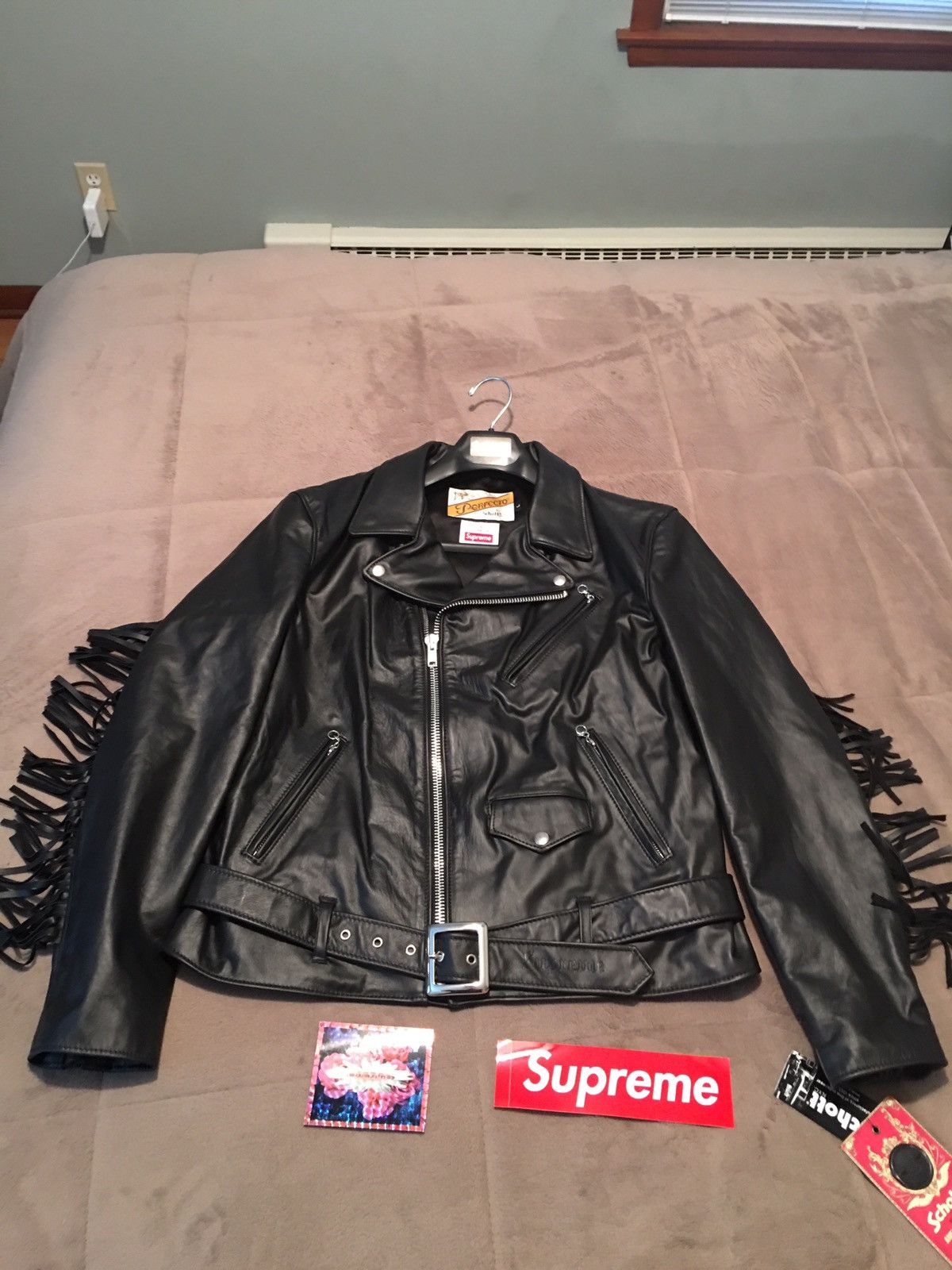 Supreme Supreme x Schott Chief Tassel Perfecto | Grailed