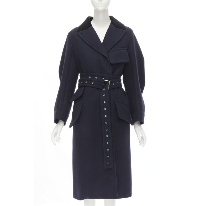 Celine OLD CELINE Phoebe wool military long coat FR34 AEMA/A00042 Grailed