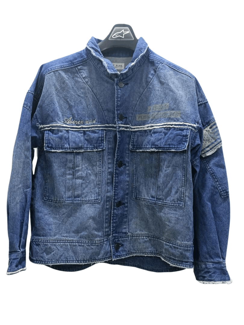 Avirex denim flight jacket