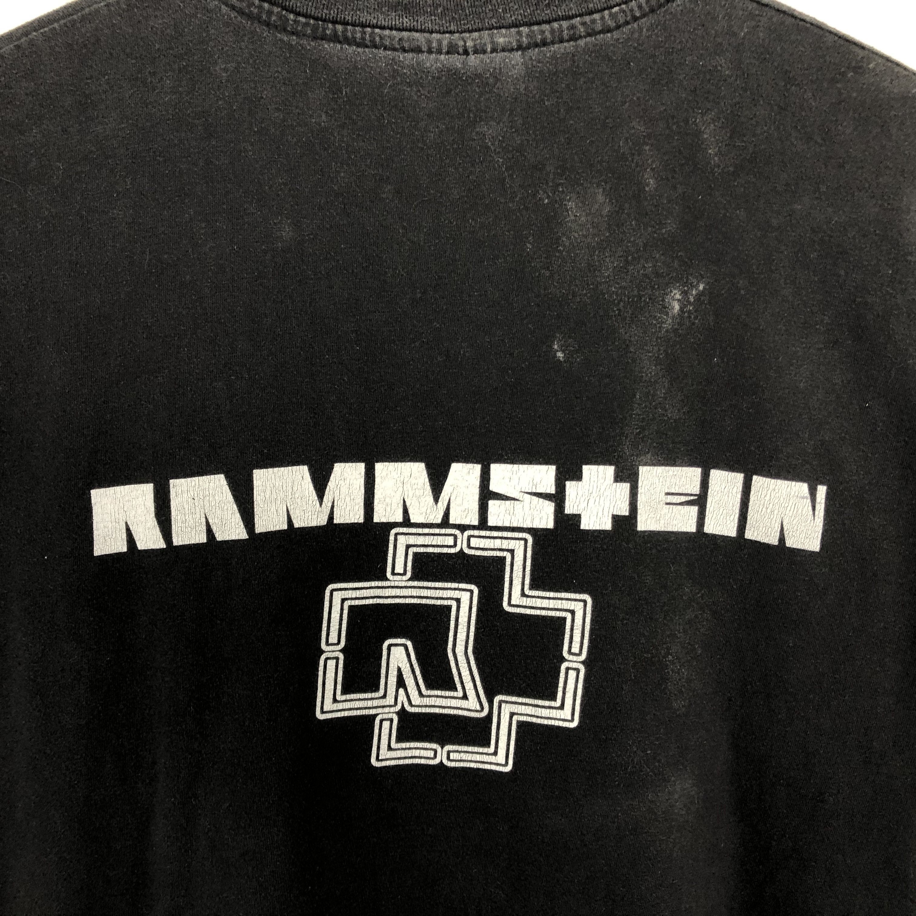 Band Tees × Vintage Vintage Rammstein Band Rock Design Tshirt Size US M / EU 48-50 / 2 - 4 Thumbnail