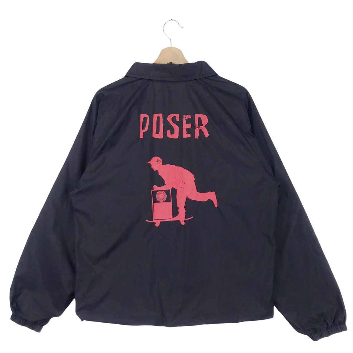 Auburn Sportswear × Vintage 90’s Poser Skateboard Coach Jacket Size US L / EU 52-54 / 3 - 1 Thumbnail