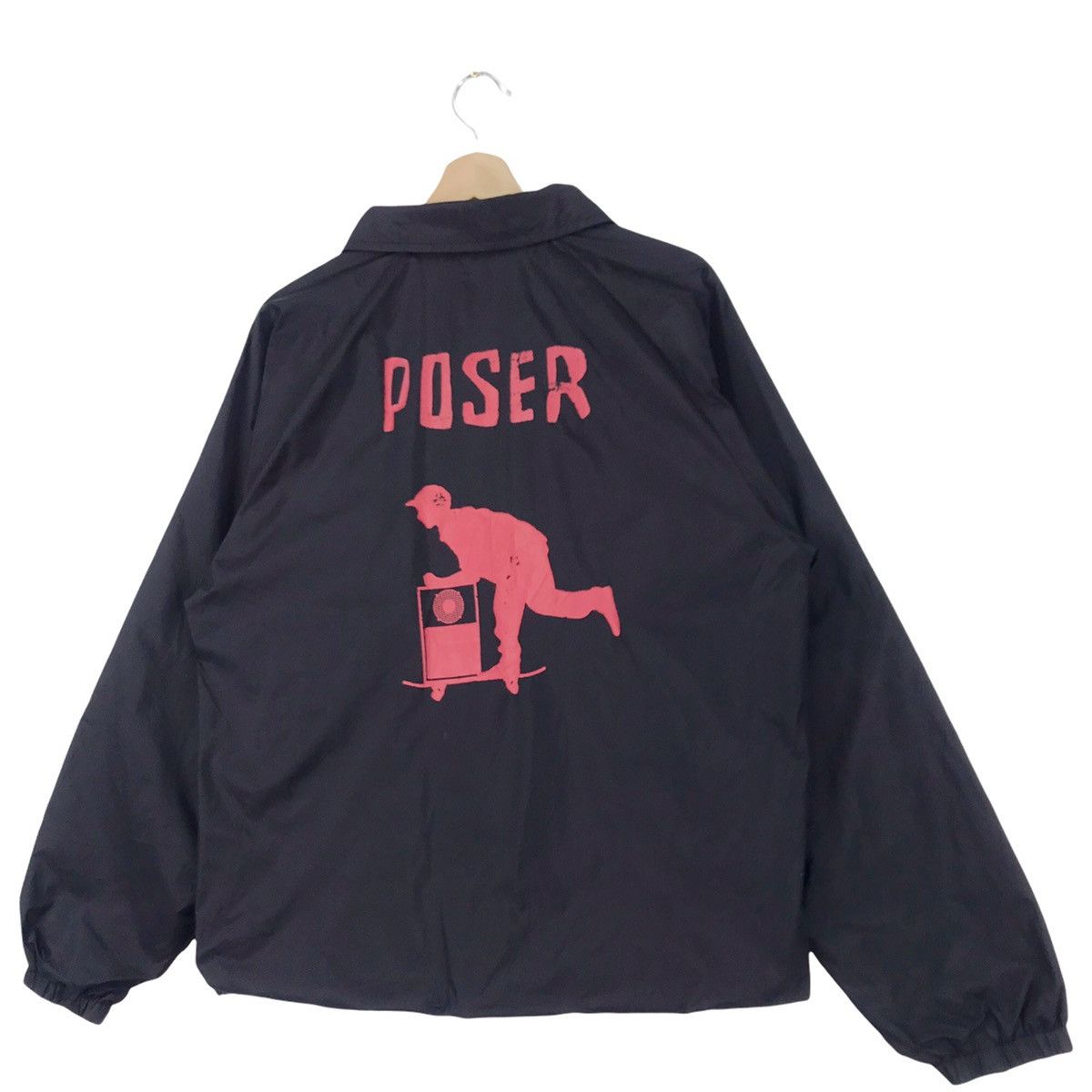 Auburn Sportswear × Vintage 90’s Poser Skateboard Coach Jacket Size US L / EU 52-54 / 3 - 3 Thumbnail