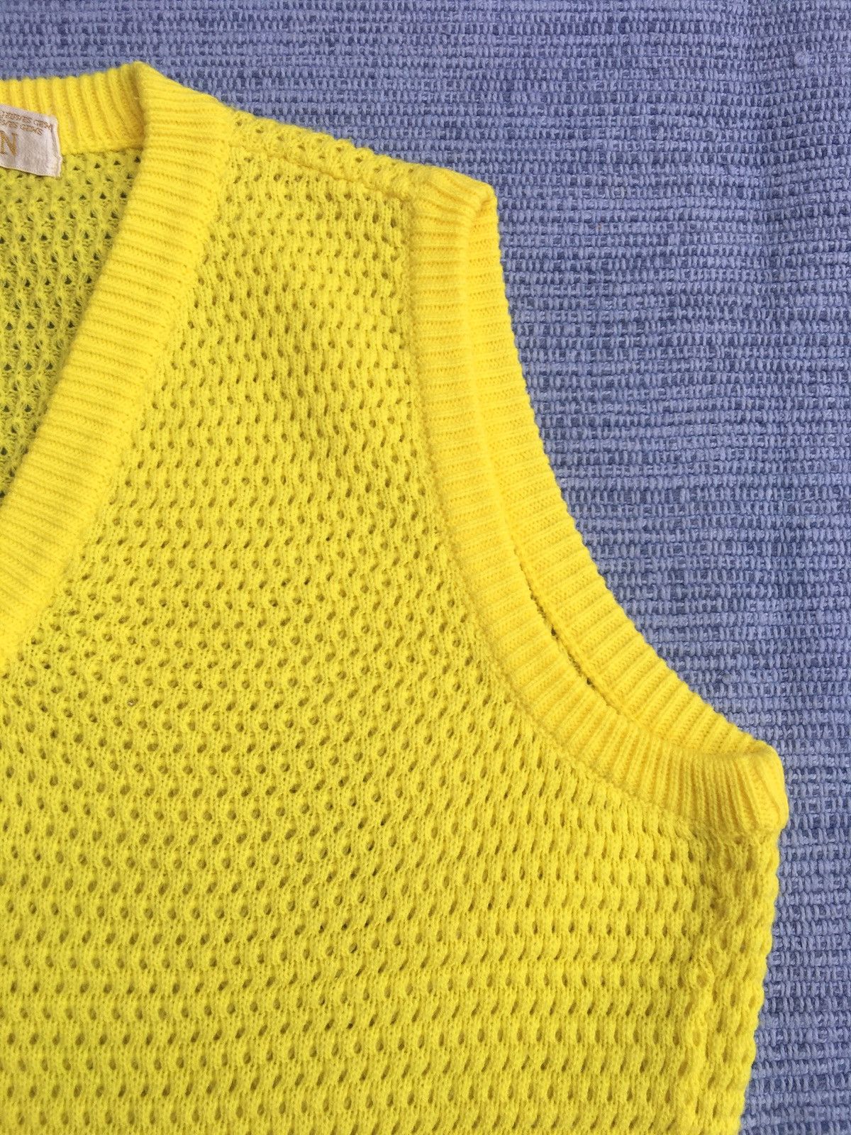 Japanese Brand × Vintage vintage yellow knit Size US M / EU 48-50 / 2 - 3 Thumbnail