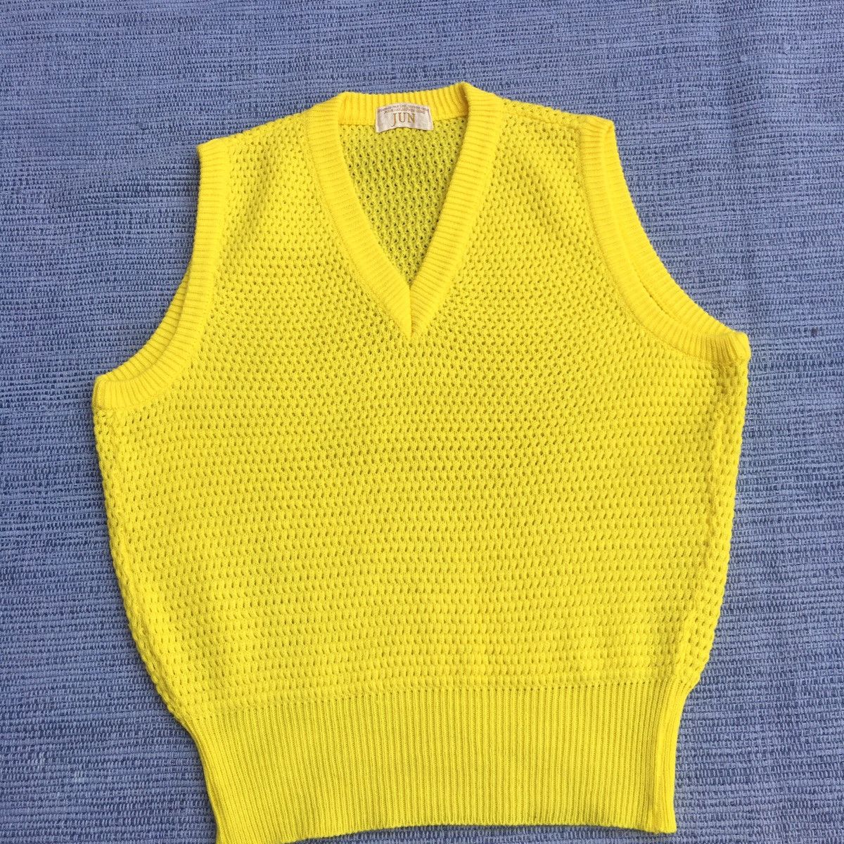 Japanese Brand × Vintage vintage yellow knit Size US M / EU 48-50 / 2 - 1 Thumbnail