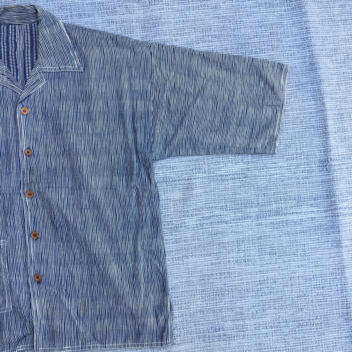 Japanese Brand × Vintage vintage y.yoshimoto indigo shirt Size US M / EU 48-50 / 2 - 2 Thumbnail