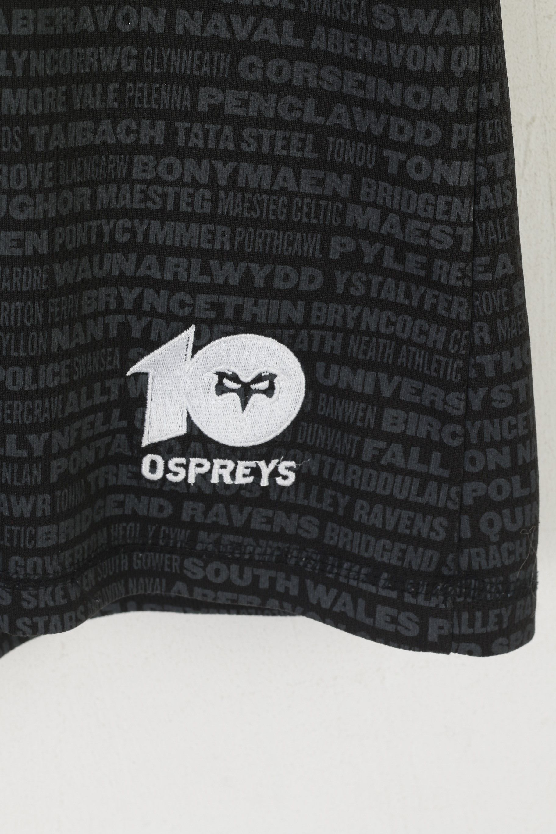 Vintage Kooga Ospreys Men SML Shirt Black Rugby Union 7555 Size US M / EU 48-50 / 2 - 3 Thumbnail